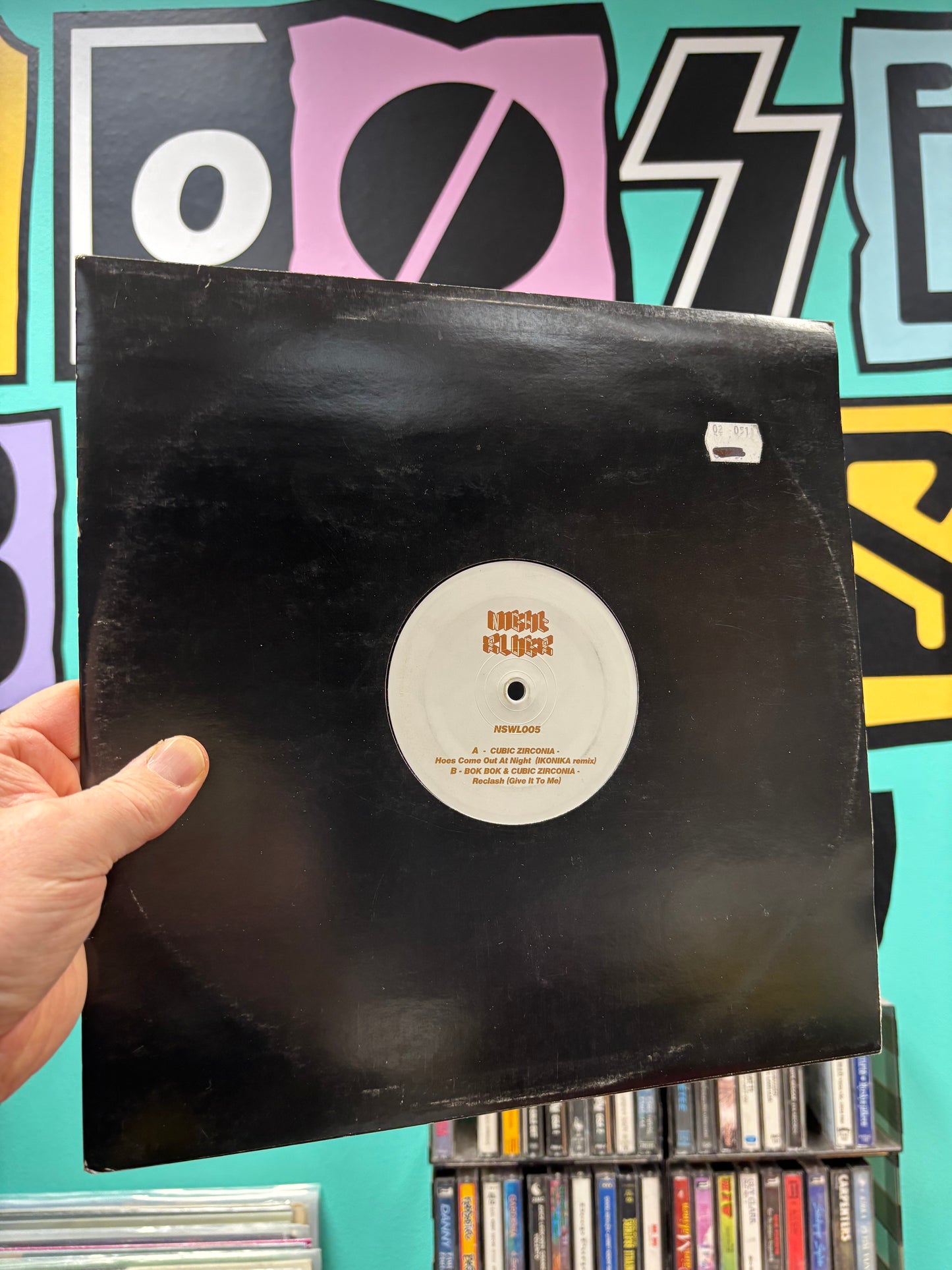 Cubic Zirconia & Bok Bok: Hoes Come Out At Night (Ikonika Remix)/Reclash (Give It To Me), 12inch, Only pressing, Night Slugs, UK 2010