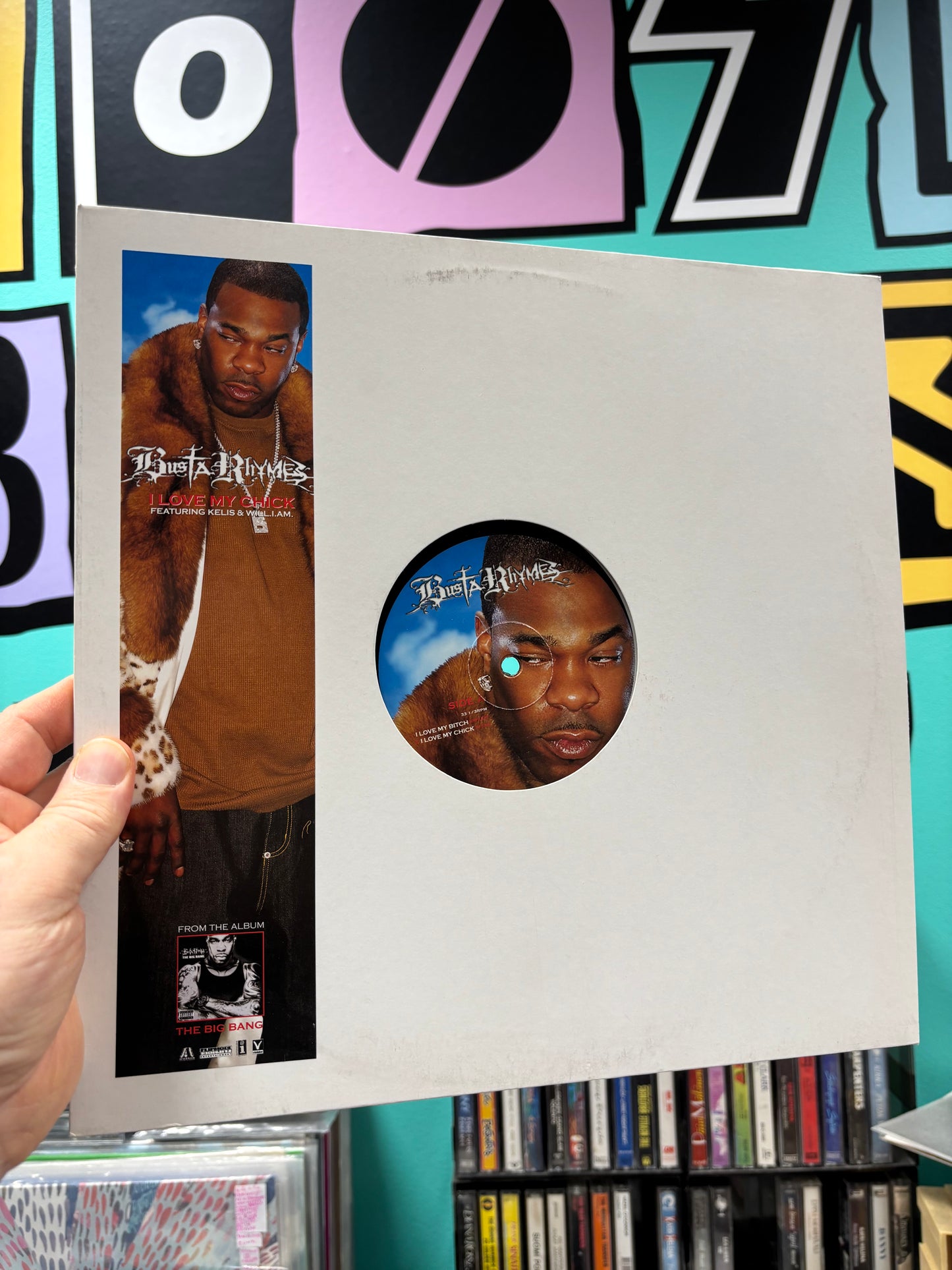Busta Rhymes feat. Kelis & Will.i.am: I Love My Chick, 12inch, promo, Interscope Records, Europe 2006