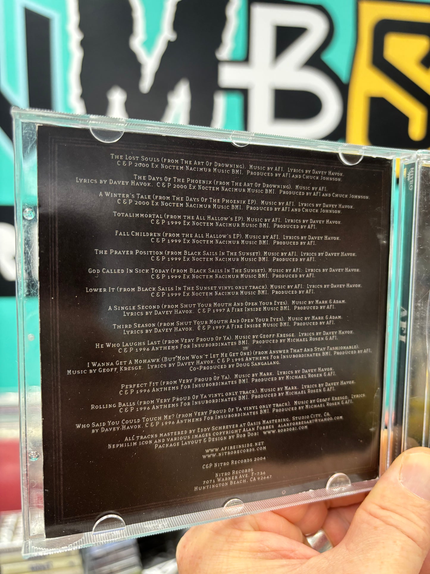 AFI: AFI, CD, Nitro Records, Europe 2004