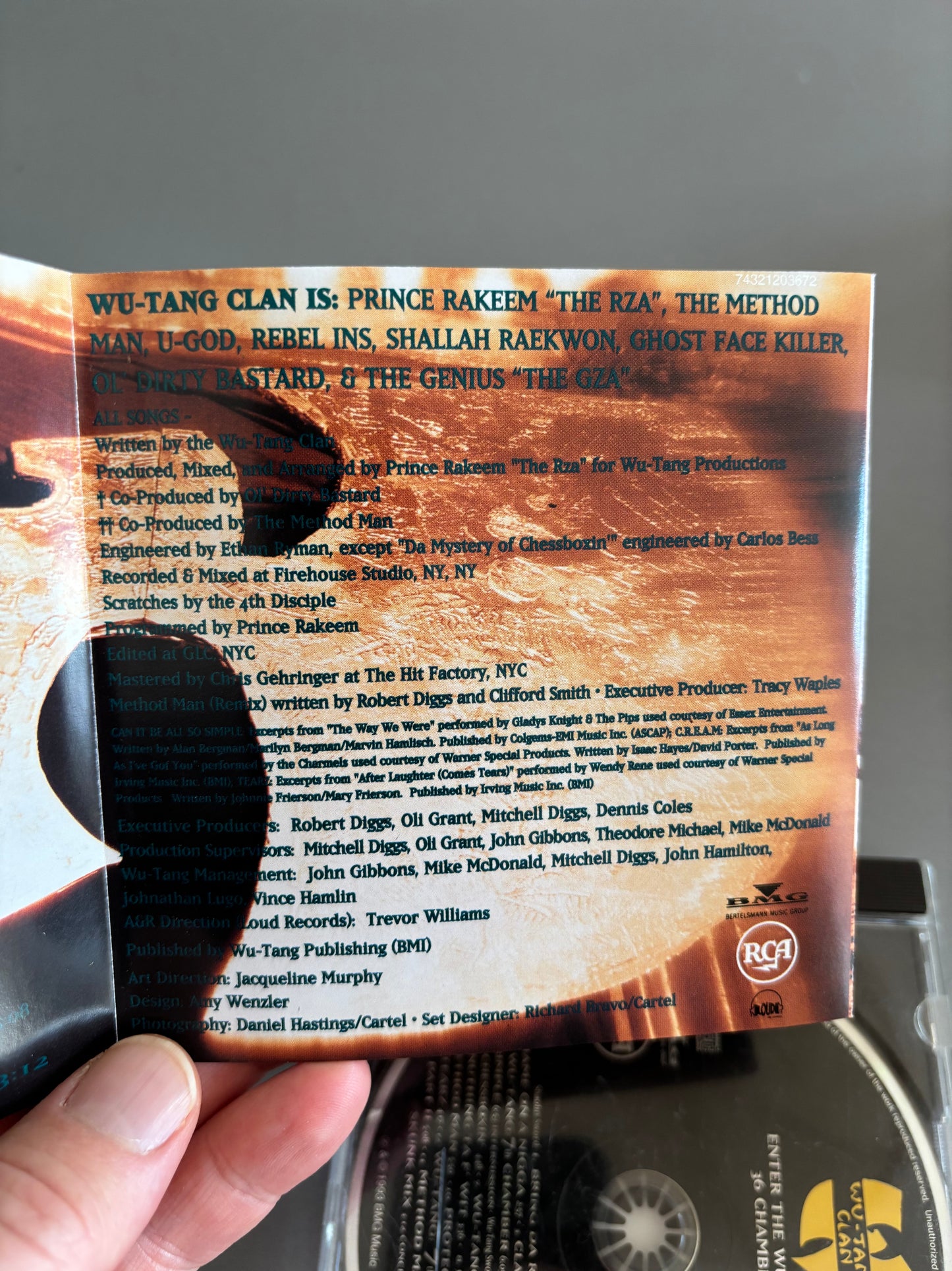 Wu-Tang Clan: Enter The Wu-Tang (36 Chambers), CD, Loud Records, RCA, BMG, Europe 1994