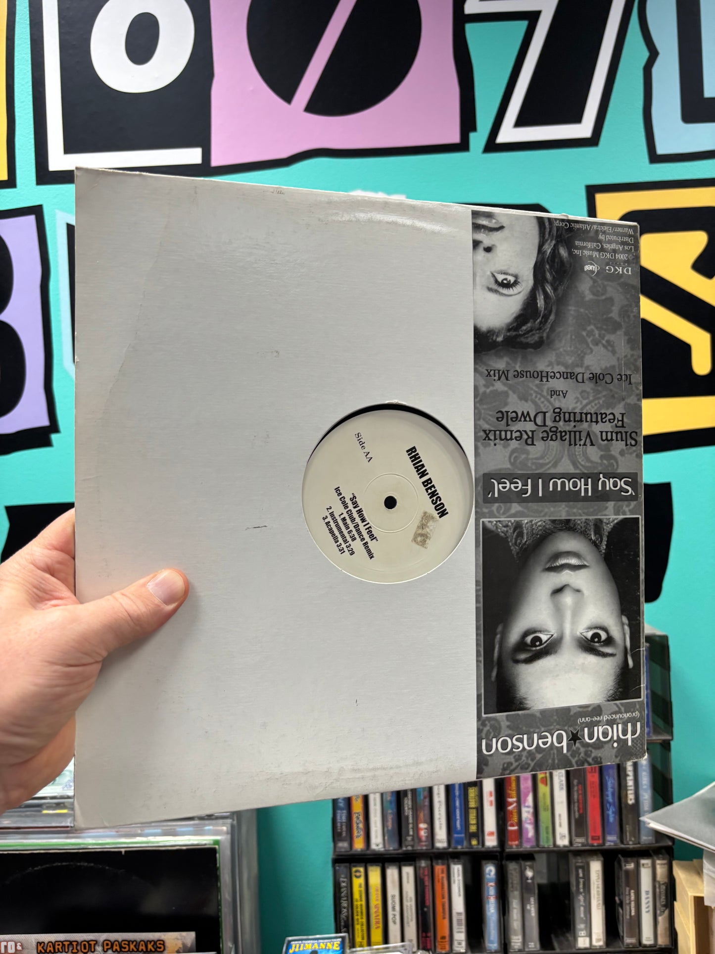 Rhian Benson feat. Slum Village and Dwele: Say How I Feel, 12inch, Promo, white label, DKG Music Inc., US 2004