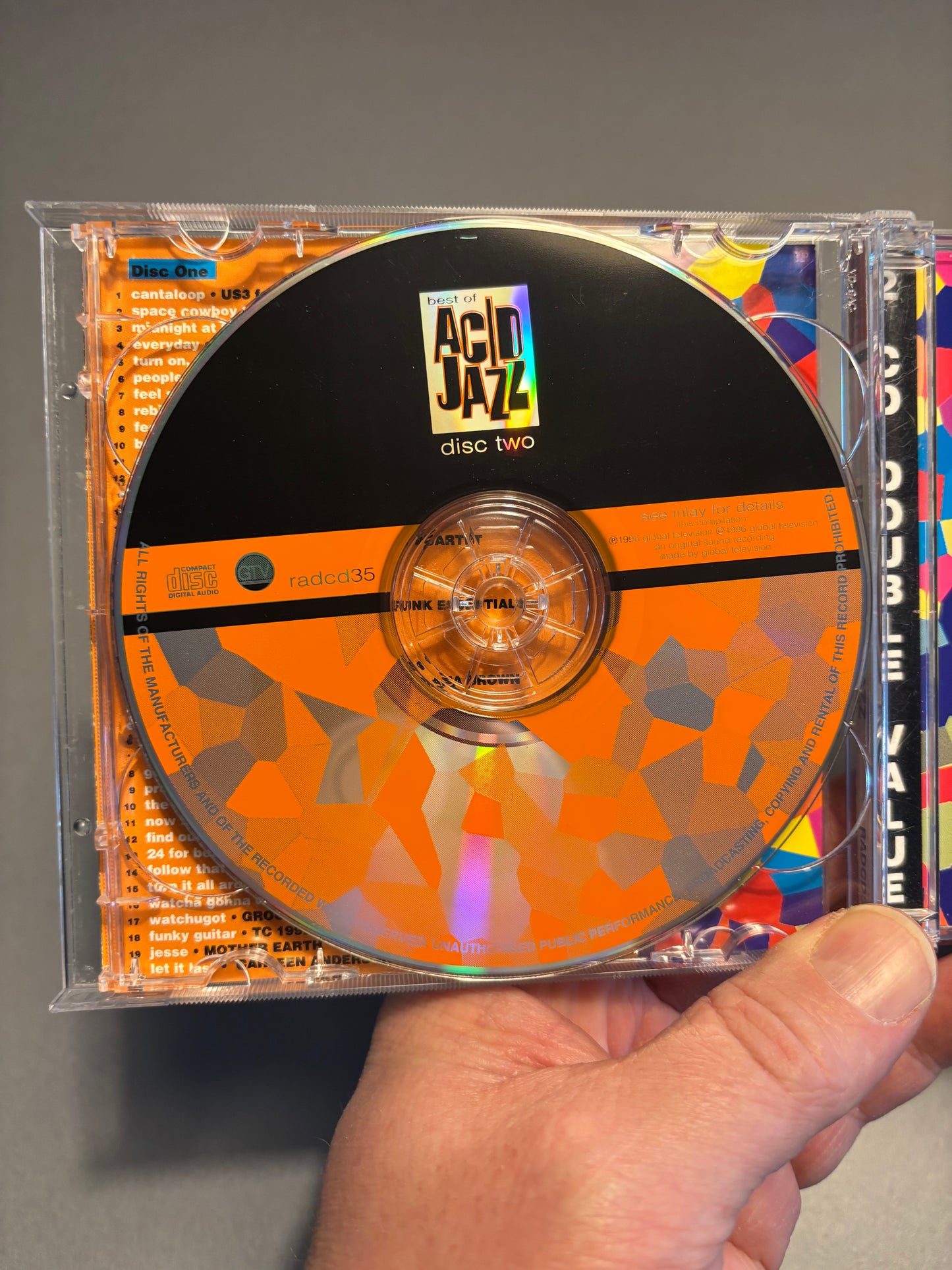 Best Of Acid Jazz, 2CD, 1st pressing, Global Television, UK 1996