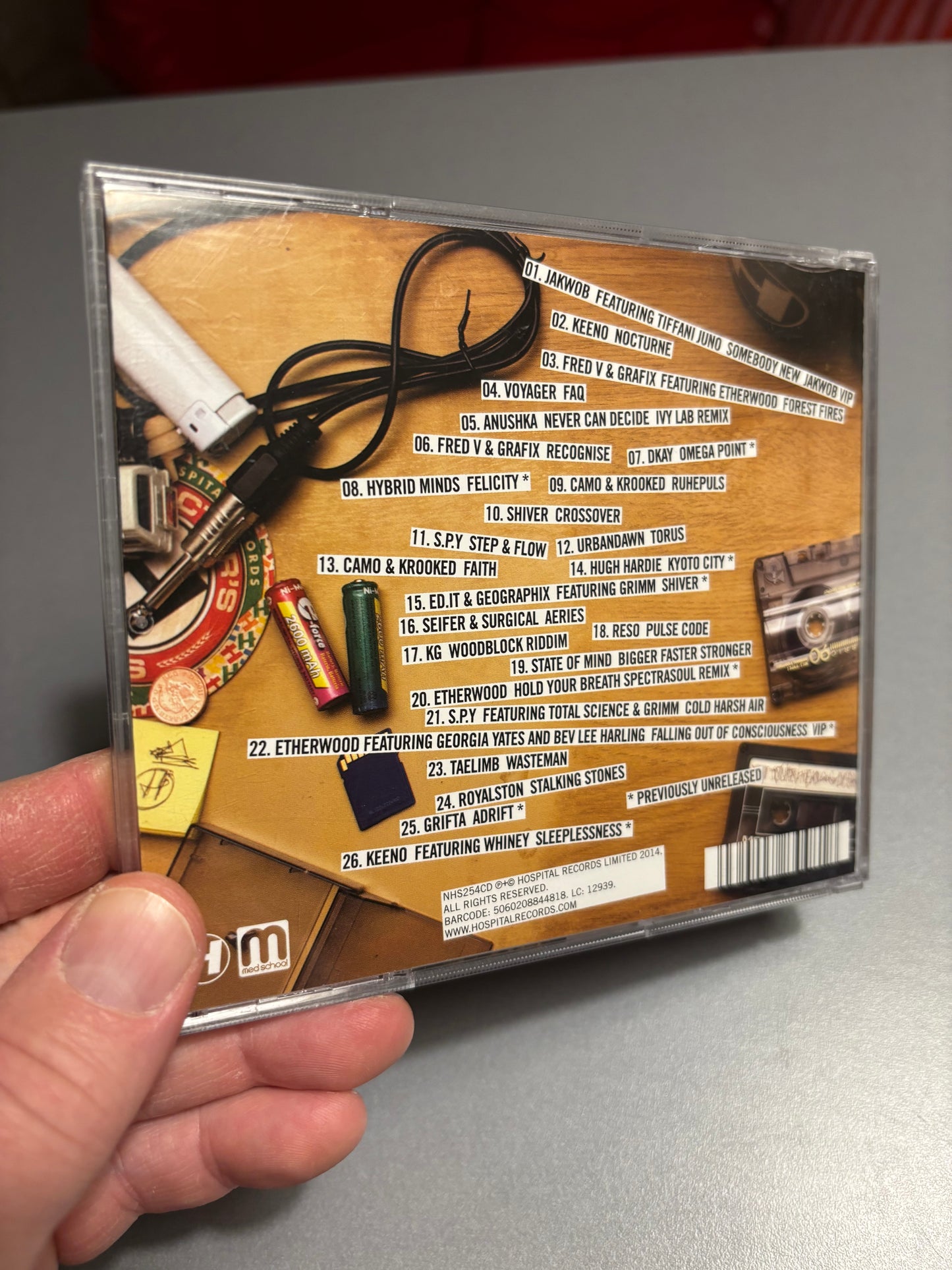 Hospital Mixtape: Etherwood, CD, Only pressing, Hospital Records, UK 2014
