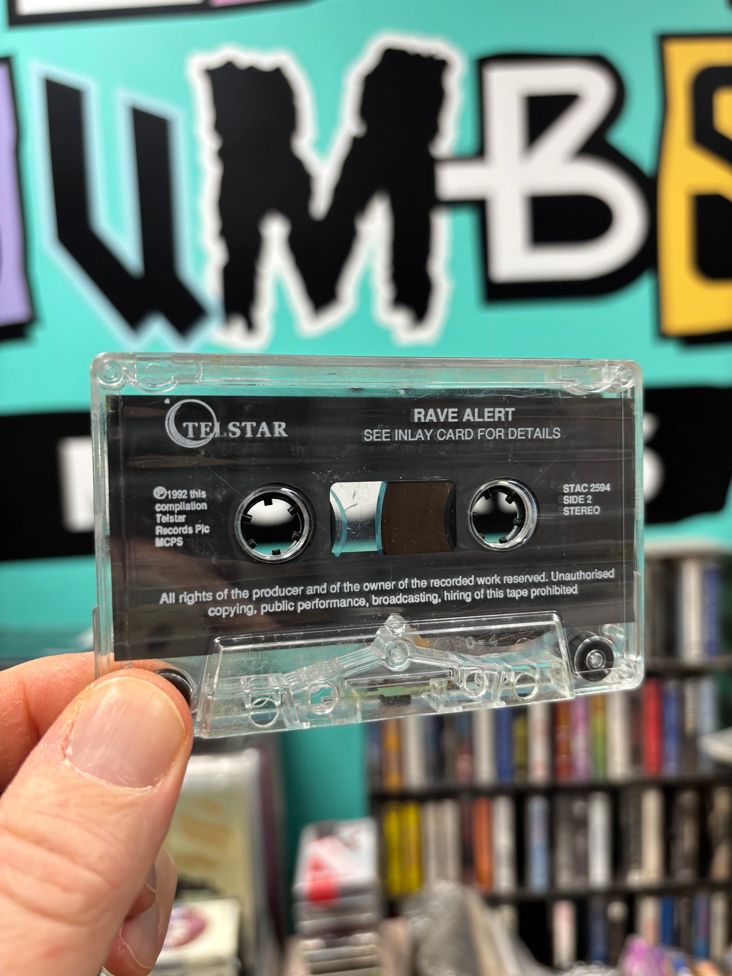 Rave Alert, C-cassette, Only cassette pressing, Telstar, UK & Ireland 1992