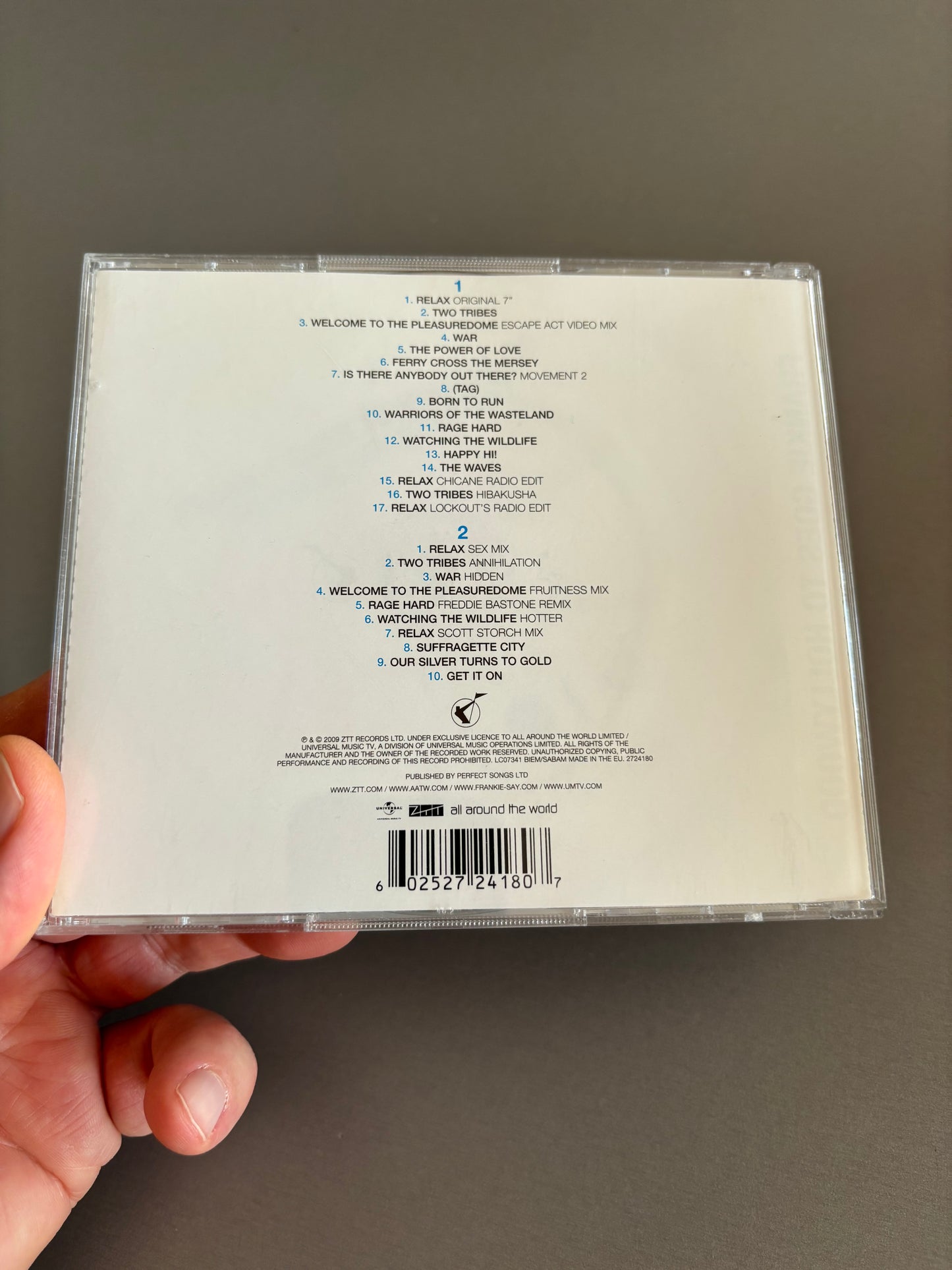 Frankie Goes To Hollywood: Frankie Say Greatest, 2CD, Compilation, Special Edition Mixes & Rarities, ZTT, Universal Music TV, All Around The World, Europe 2009