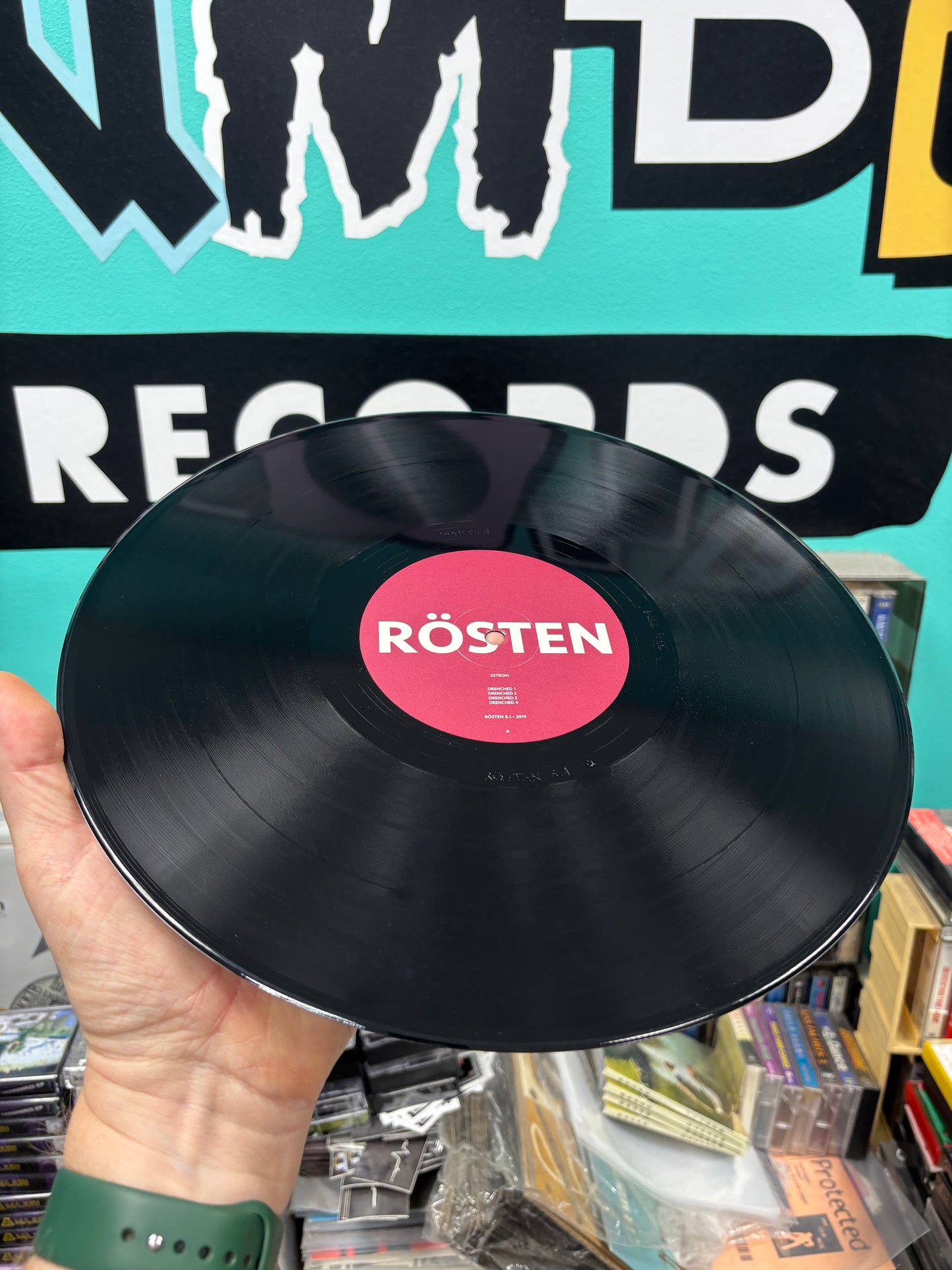 SSTROM: Drenched 1-4, 12inch, Only pressing, Rösten, Sweden 2019
