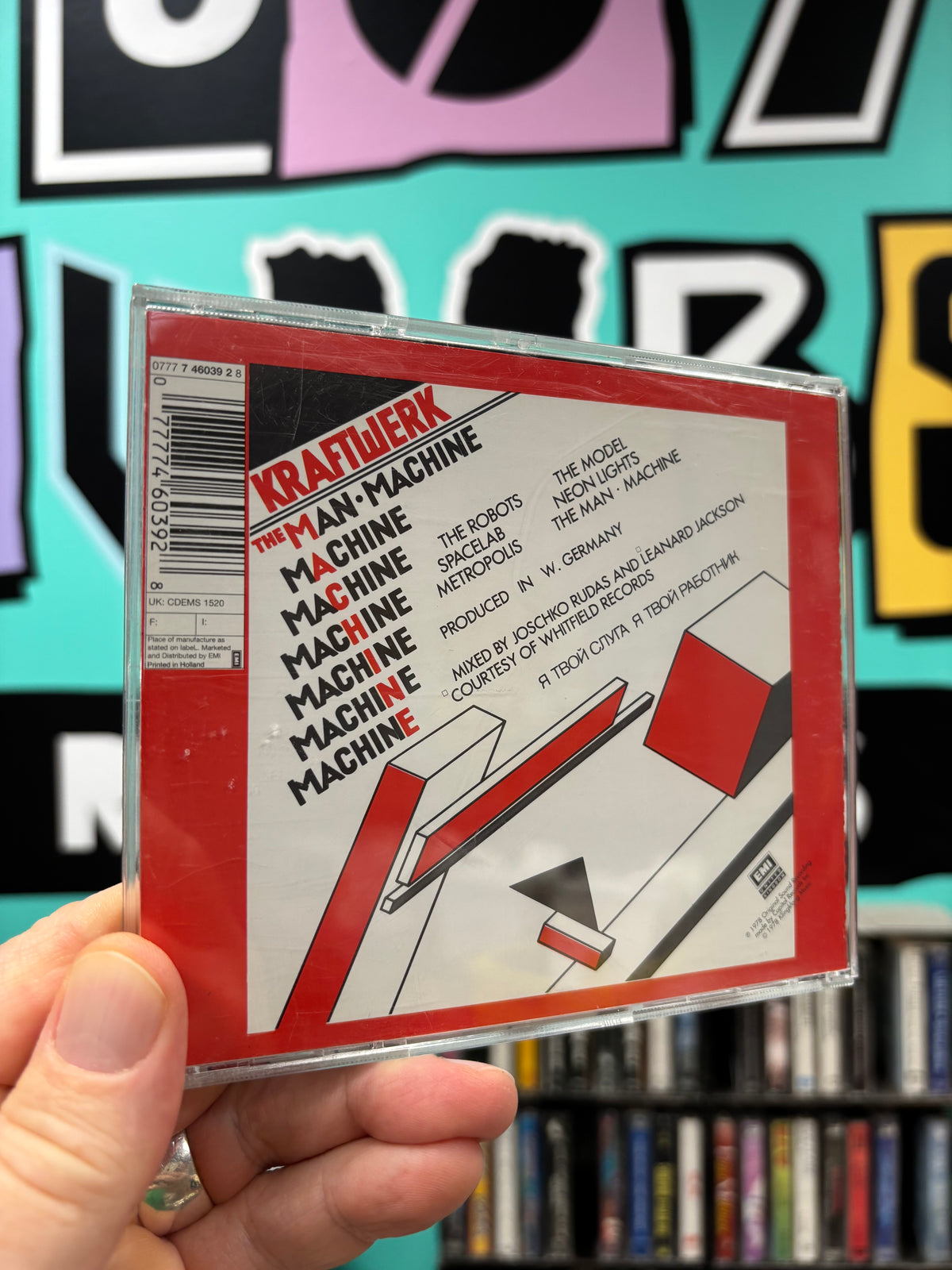 Kraftwerk: The Man-Machine, CD, reissue, Capitol Records, Europe year?