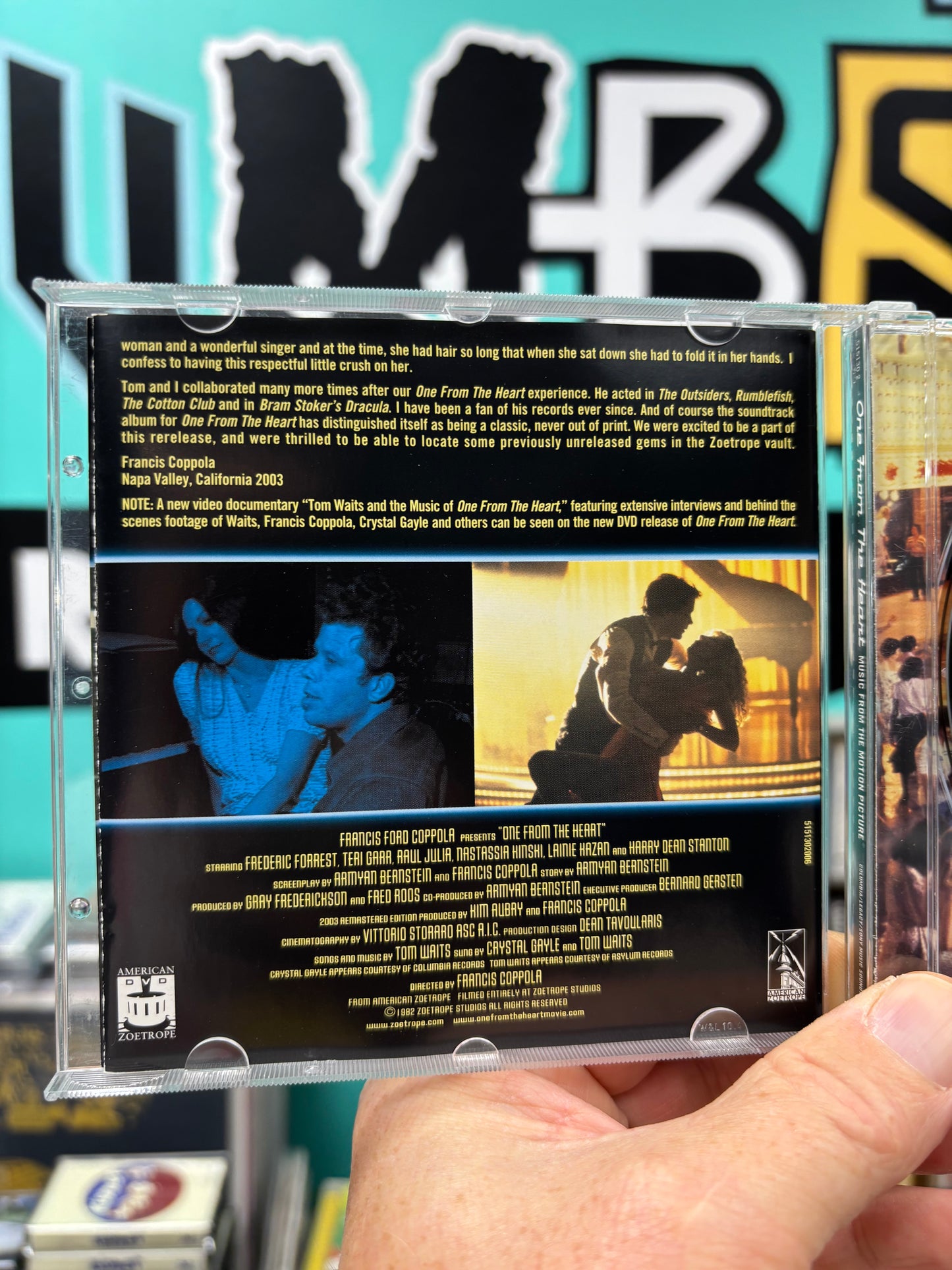 Tom Waits - One From The Heart (Music From The Motion Picture), reissue, remastered, enhanced, Legacy, Columbia, Sony Music Soundtrax, UK & Europe 2004