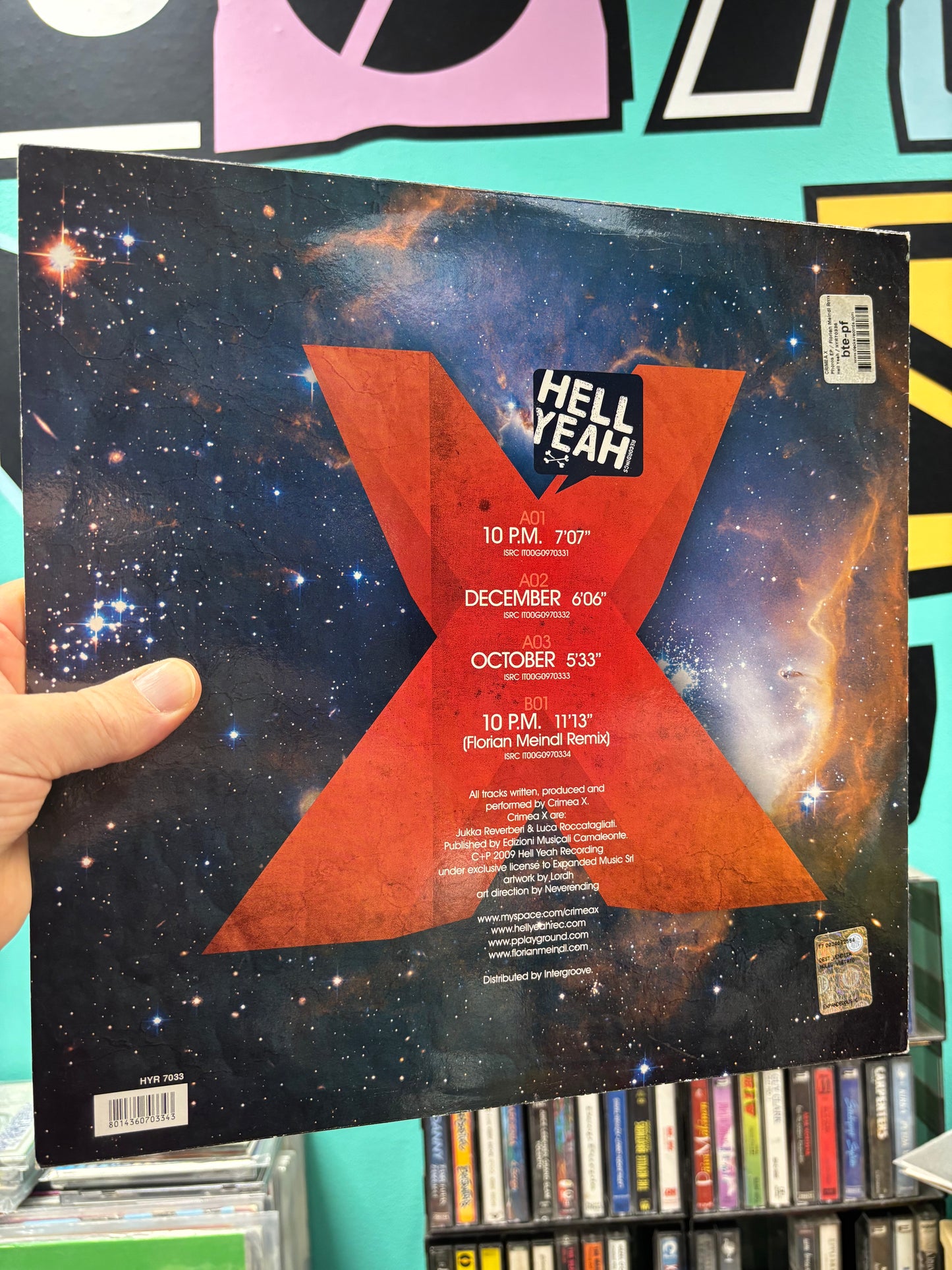 Crimea X: Phoros EP, 12inch, Only official pressing, Hell Yeah Recordings, Italy 2009