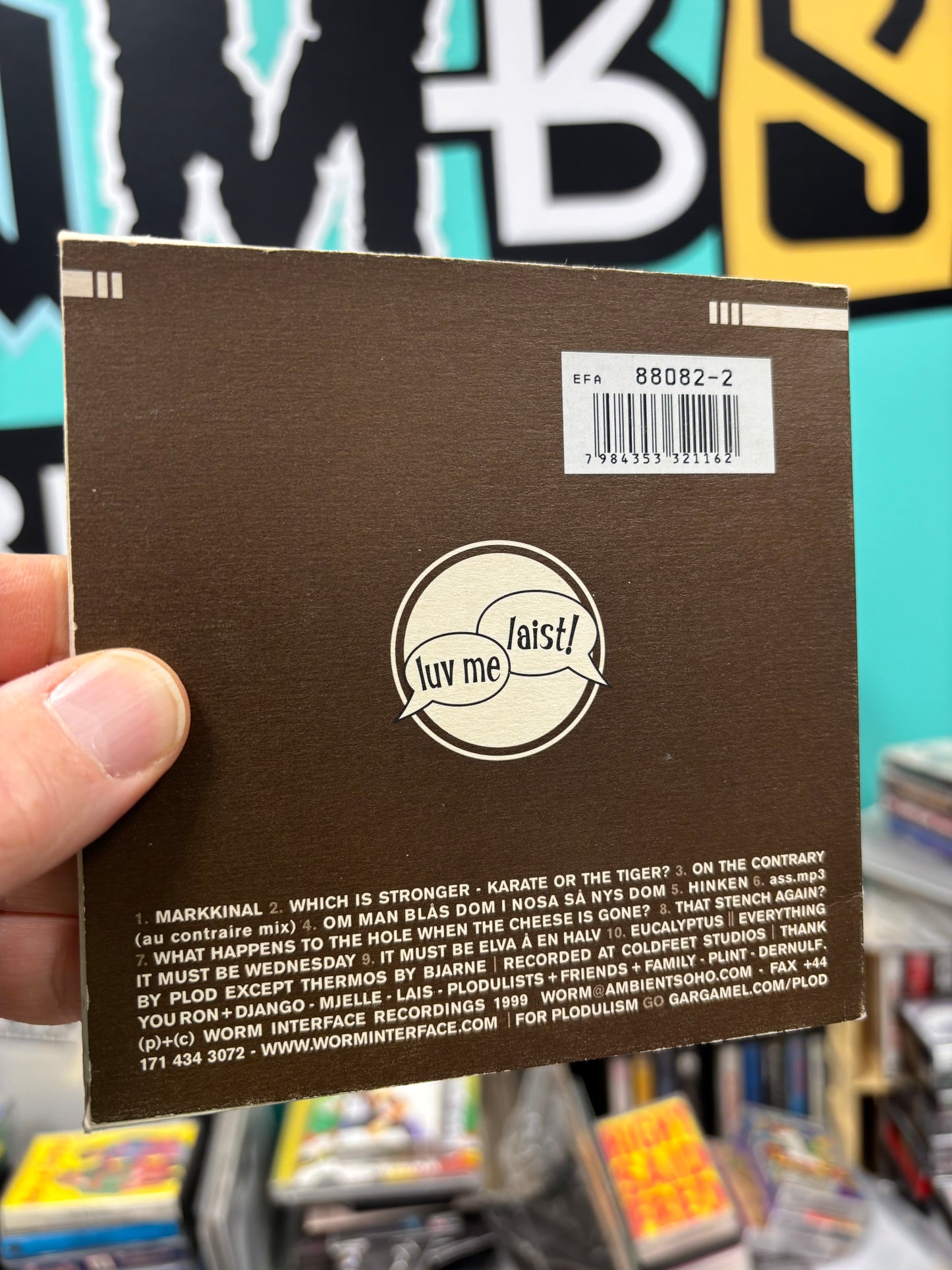 Plod: Pillow Talk, CD, Only pressing, Worm Interface, UK 1999/2000