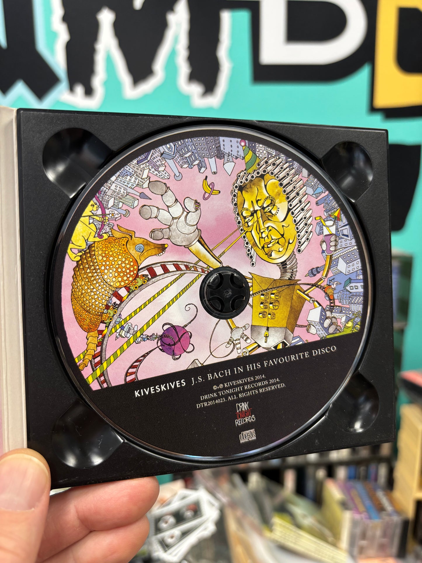 Kiveskives: J.S. Bach In His Favourite Disco, CD, 1st pressing, Only CD pressing, Drink Tonight Records, Finland 2014