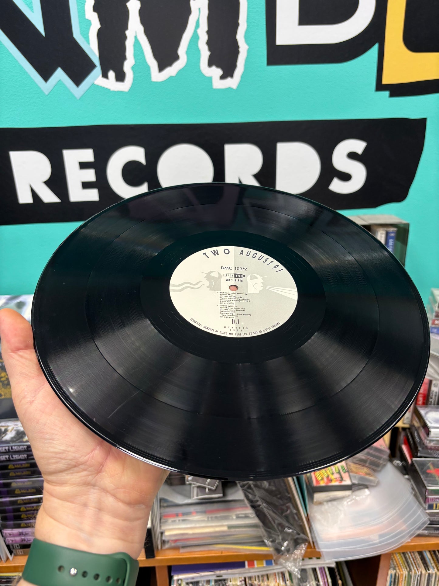 DMC - August 91 (Two), 12inch, Only pressing, DMC, UK 1991