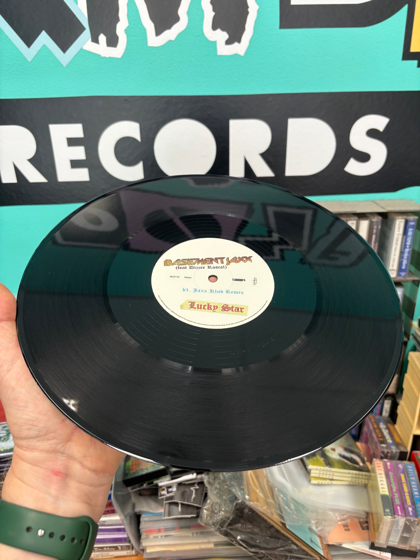 Basement Jaxx: Lucky Star, 12inch, 1st pressing, XL Recordings, UK 2003