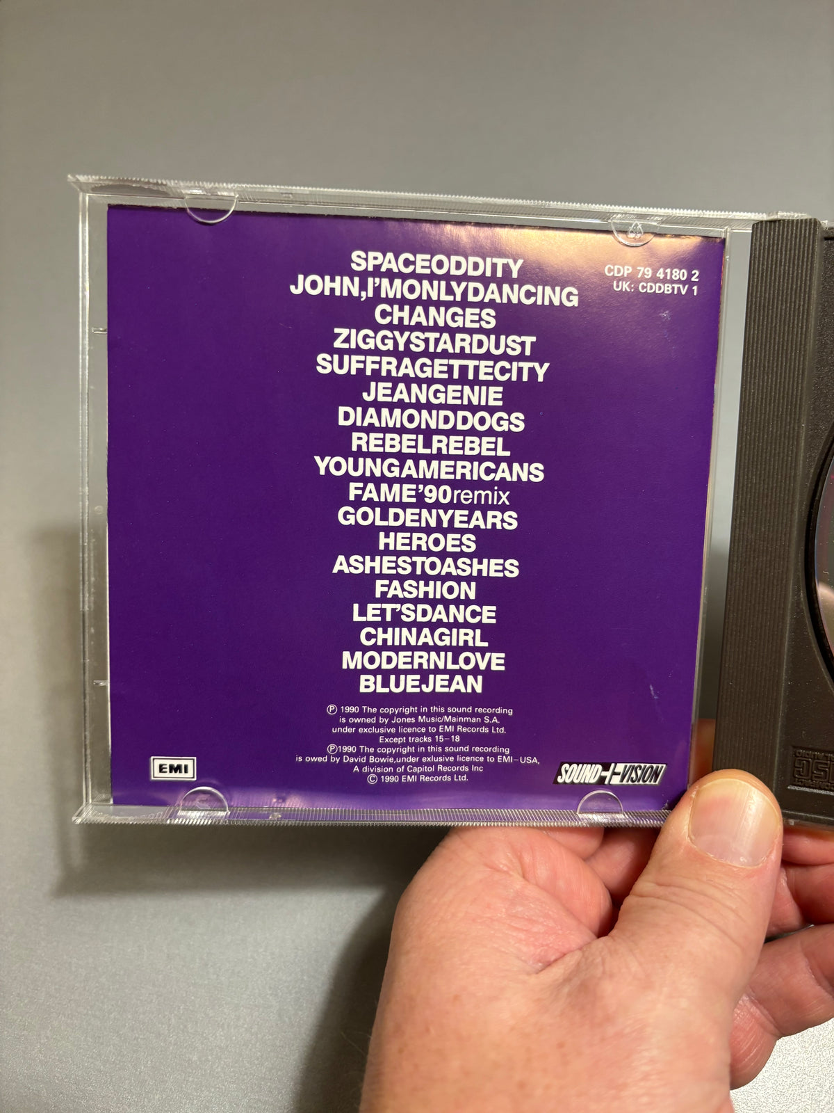 David Bowie: Changesbowie, CD, compilation, reissue, remastered, EMI, UK & Europe year?