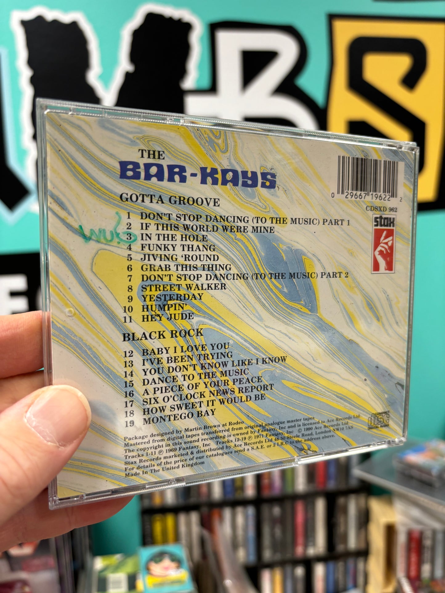 The Bar-Kays: Gotta Groove/Black Rock, CD, UK 1990