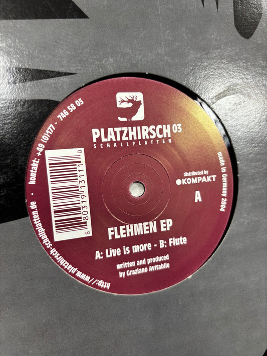 Graziano Avitabile: Flehmen EP, 12inch, Only pressing, Platzhirsch Schallplatten, Germany 2004