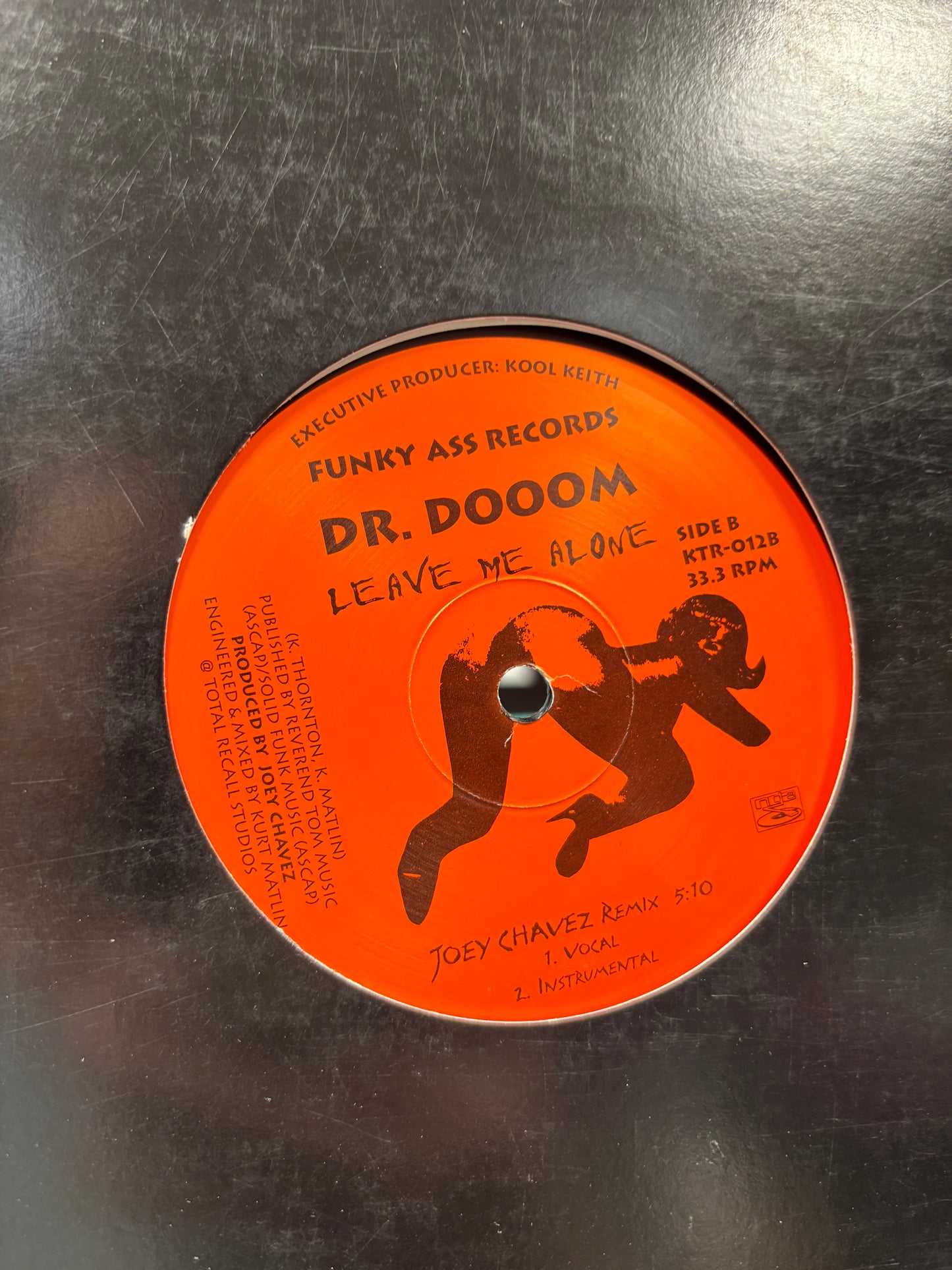 Dr. Dooom: Leave Me Alone Remixes, 12inch, Funky Ass Records, US 1999?