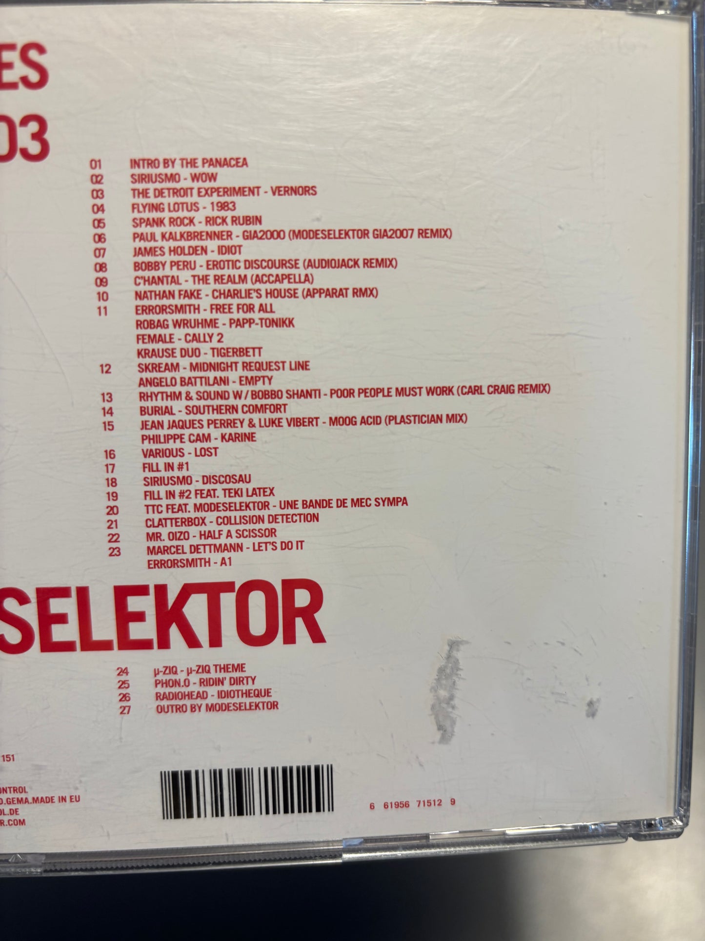 Modeselektor: Boogybytes Vol.03, CD, Mixed, BPitch Control, Germany 2007