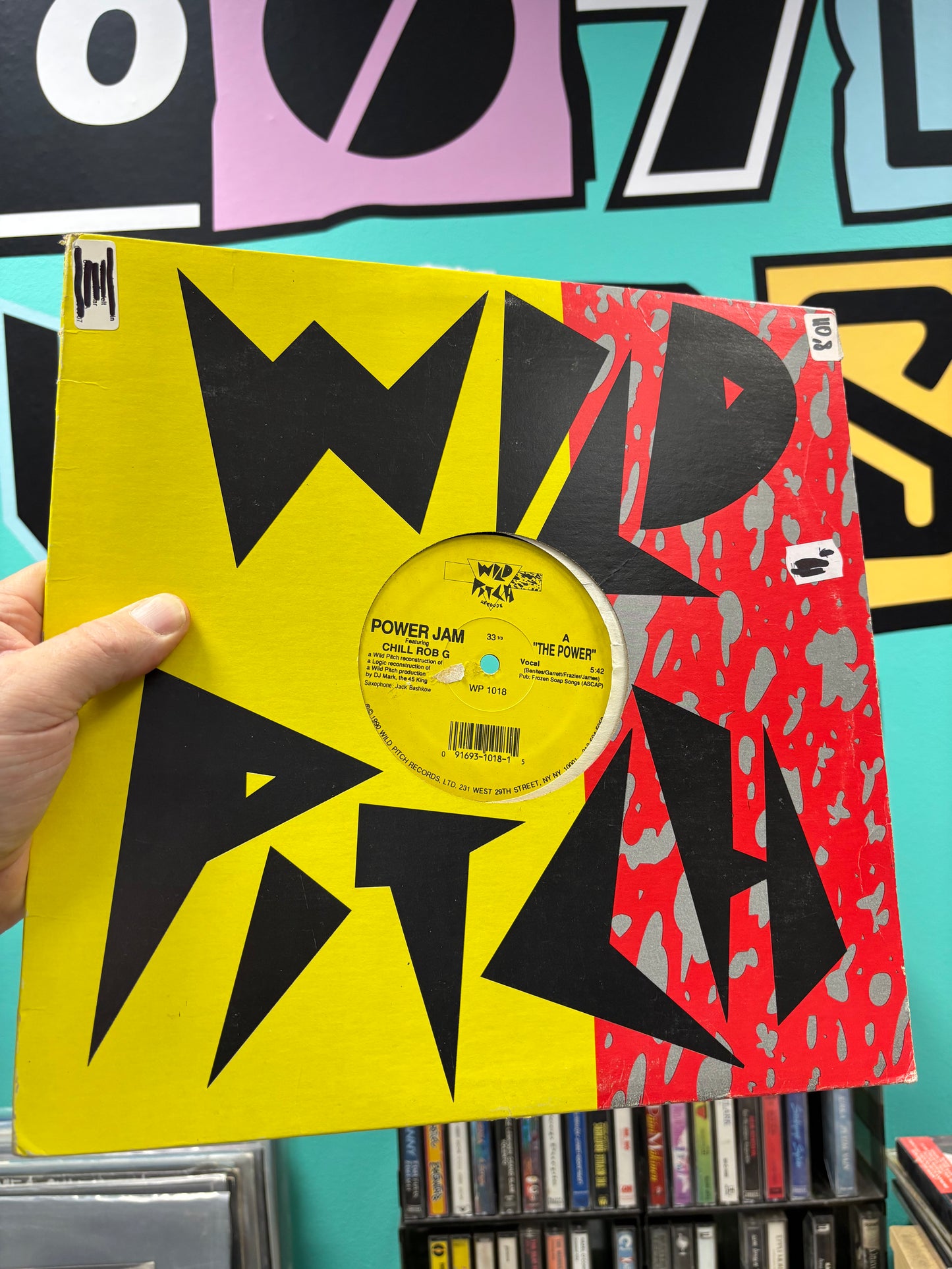 Power Jam featuring Chill Rob G: The Power, 12inch, repress, Wild Pitch, US 1990
