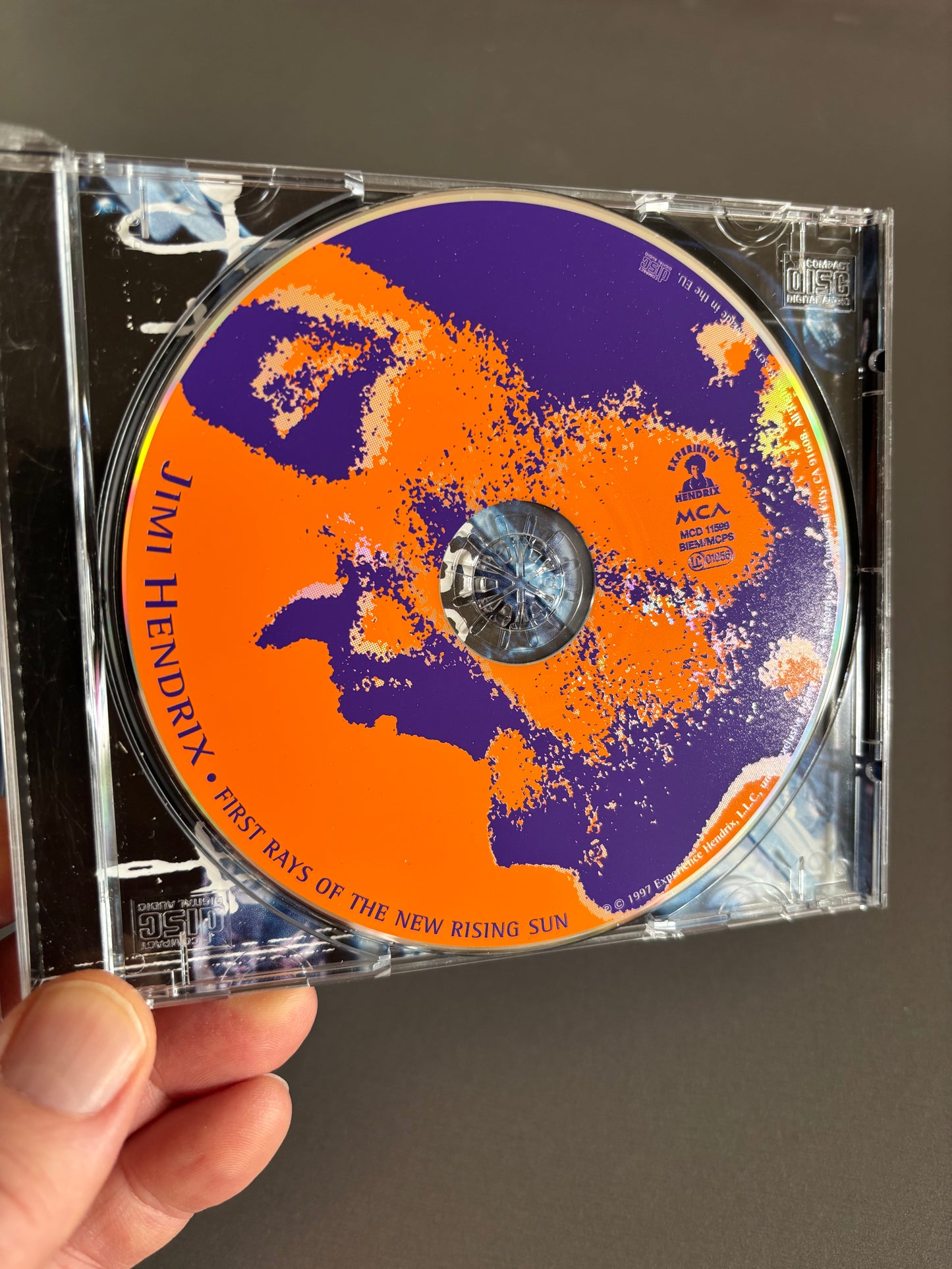 Jimi Hendrix: First Rays Of The New Rising Sun, CD, reissue, remastered, compilation, MCA Records, Experience Hendrix, Europe 1997?