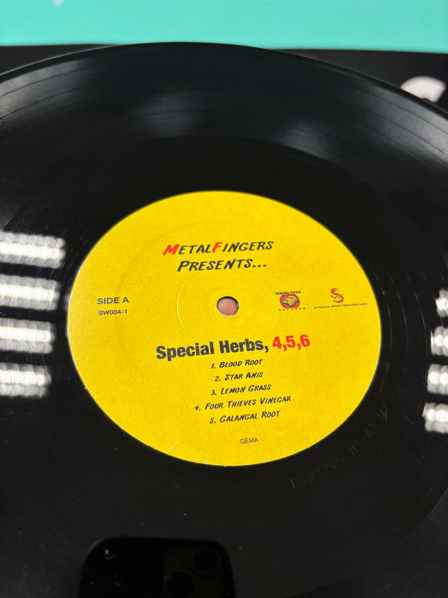 Metal Fingers: Special Herbs 4,5,6, 2LP, 1st pressing, Only vinyl pressing, gatefold, Metal Face Records, Shaman Work Recordings, USA & Europe 2003