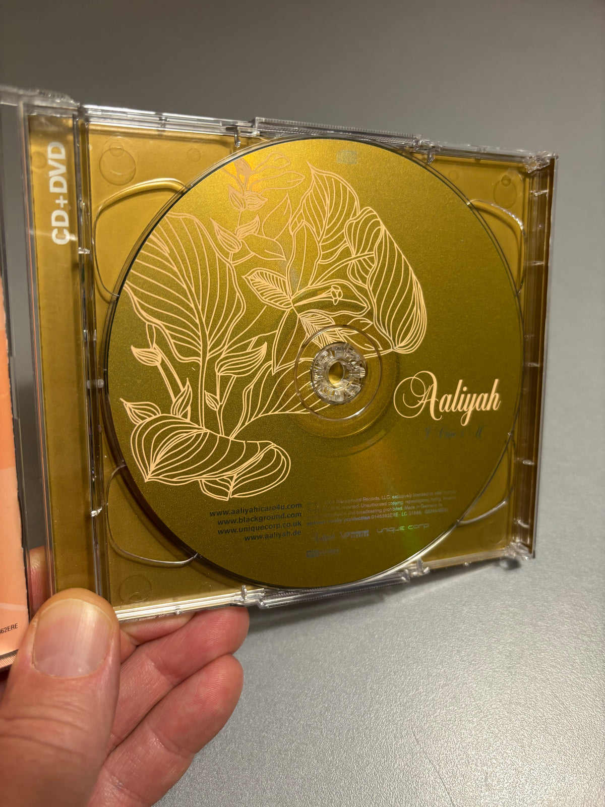 Aaliyah: I Care 4 U, CD, DVD, PAL, compilation, enhanced, Special Fanedition, Edel Records, Unique Corp, Blackground Records, Germany 2003
