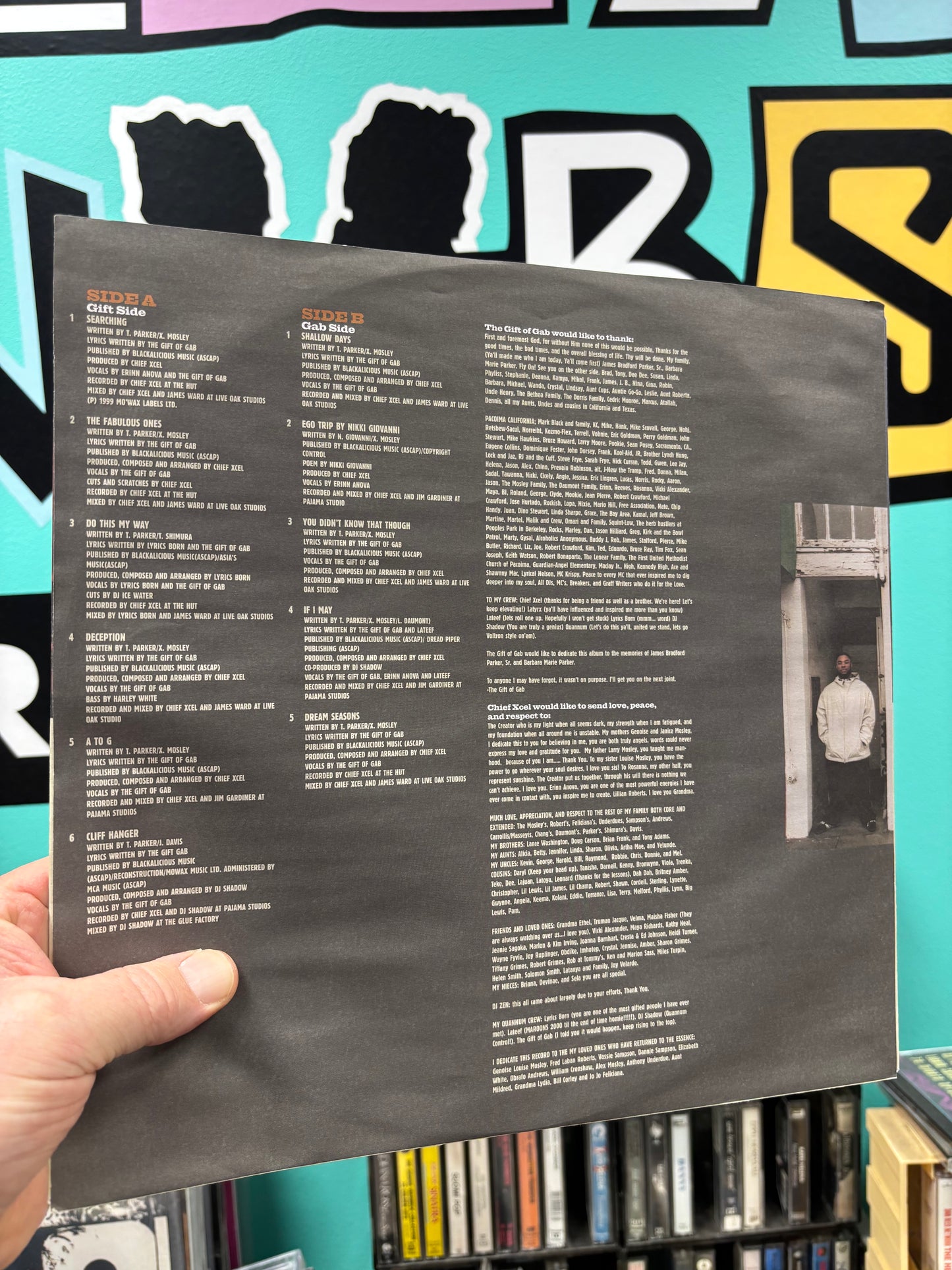 Blackalicious: Nia, 2LP, US 1st pressing, gatefold, Quannum Projects, Sub Verse Music, US 2000
