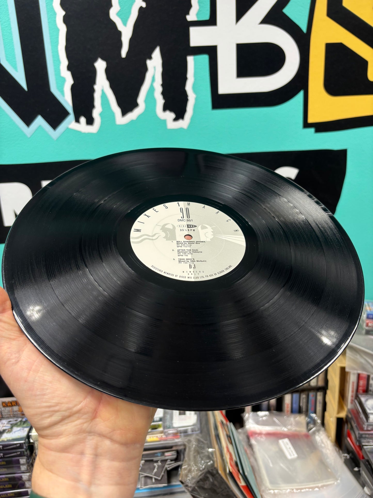 DMC - Mixes 1 - March 90, LP, Partially Mixed, DMC, UK 1990