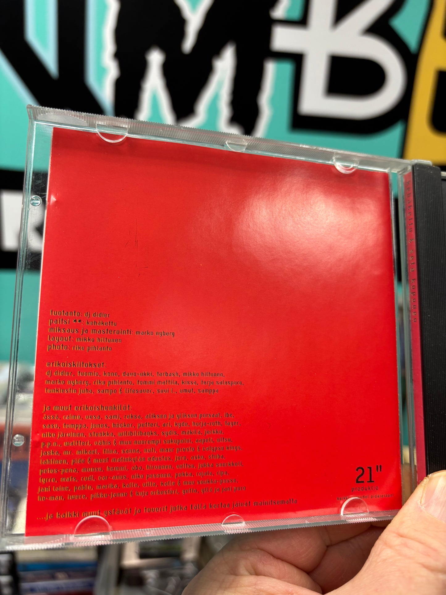 Kehäkettu & Setä Koponen: EP, CD, Only CD pressing, 21” Produktio, Finland 2000