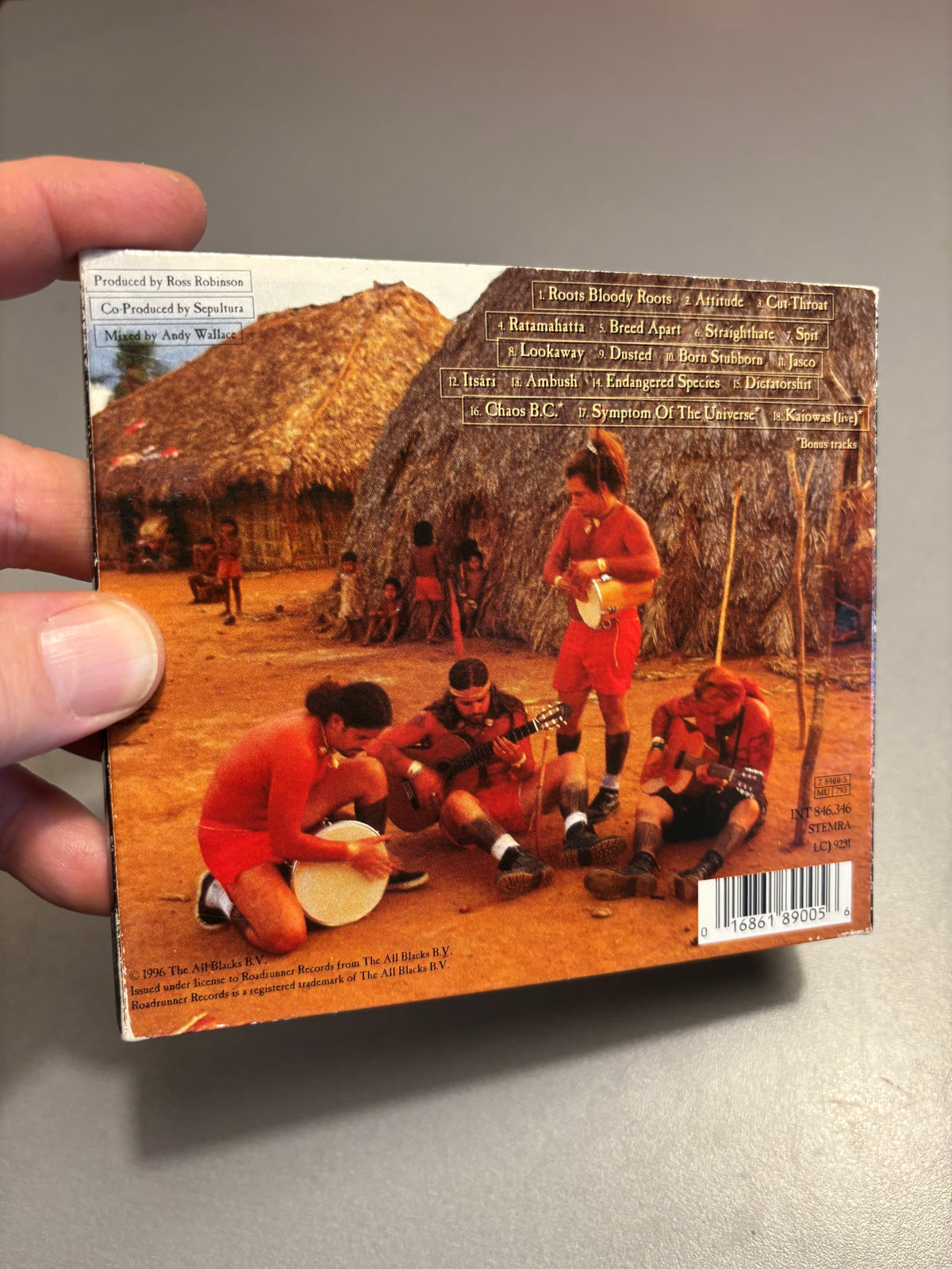Sepultura: Roots, CD, Limited Edition, Digipak, Roadrunner Records, Europe 1996