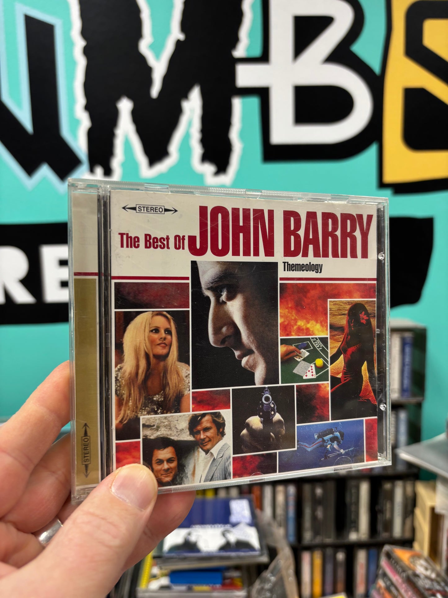 John Barry: The Best Of John Barry - Themeology, CD, 1st pressing, Columbia, UK & Europe 1997