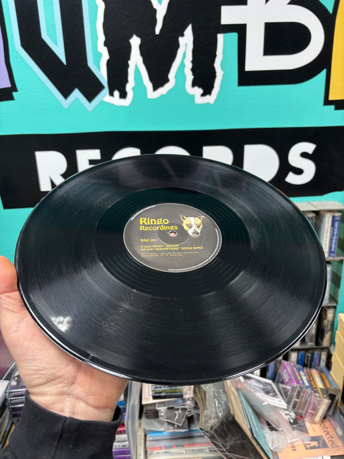 Skream & Benga & G Squad: Kinky/Assumptions (Benga Remix), 12inch, Ringo Records, UK 2010