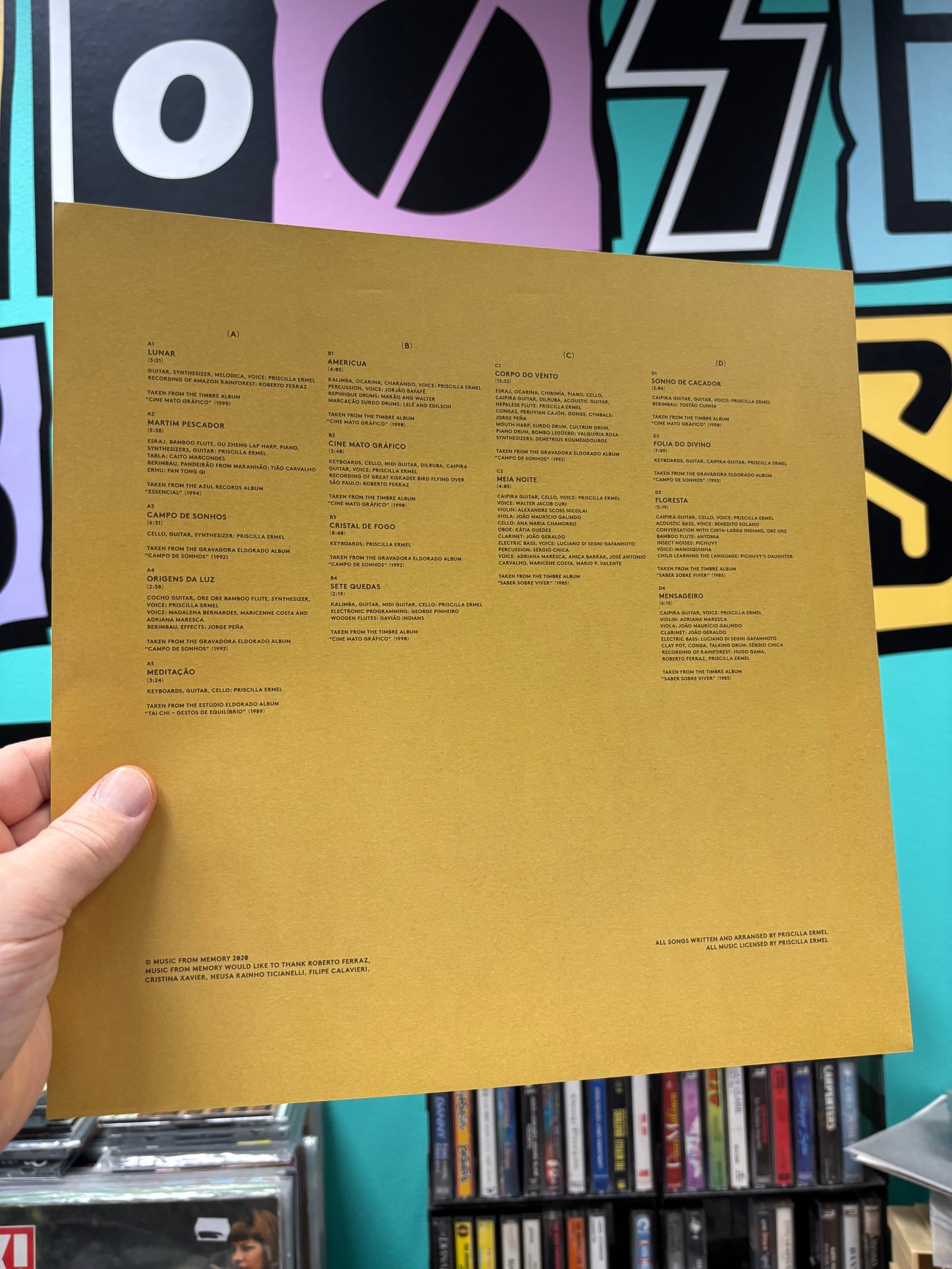 Priscilla Ermel: Origens Da Luz, 2LP, gatefold, Compilation, Only pressing, Music From Memory, Netherlands 2020