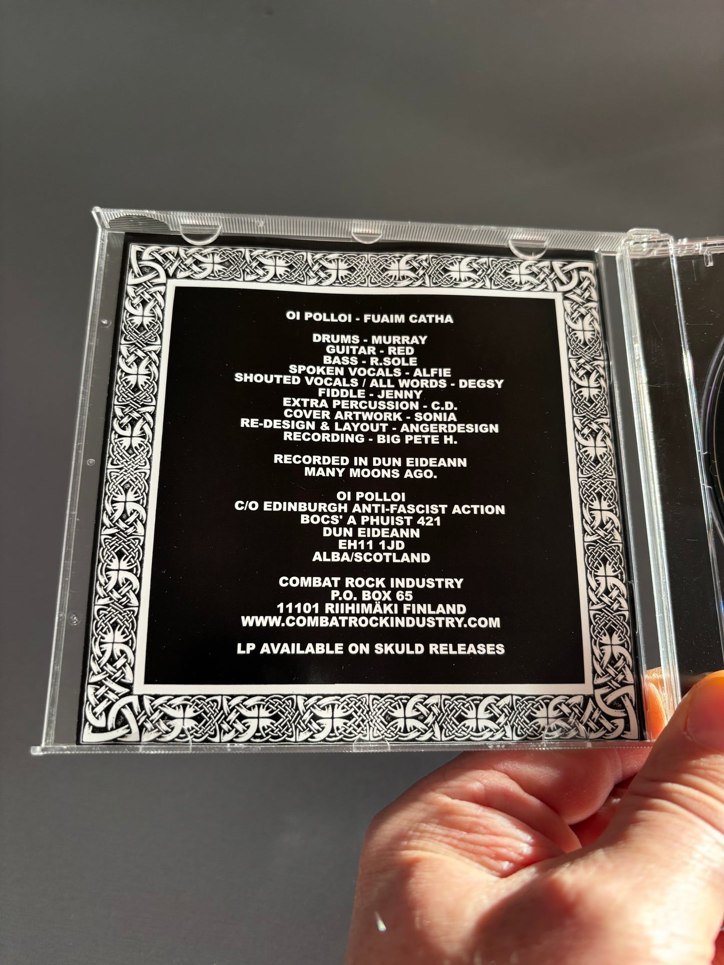 Oi Polloi: Fuaim Catha, CD, reissue, Combat Rock Industry, Finland 2003