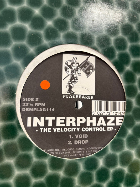 Interphaze: The Velocity Control EP, 2x12inch (A&B side missing!), Only pressing, Flagbearer Records, UK 1995