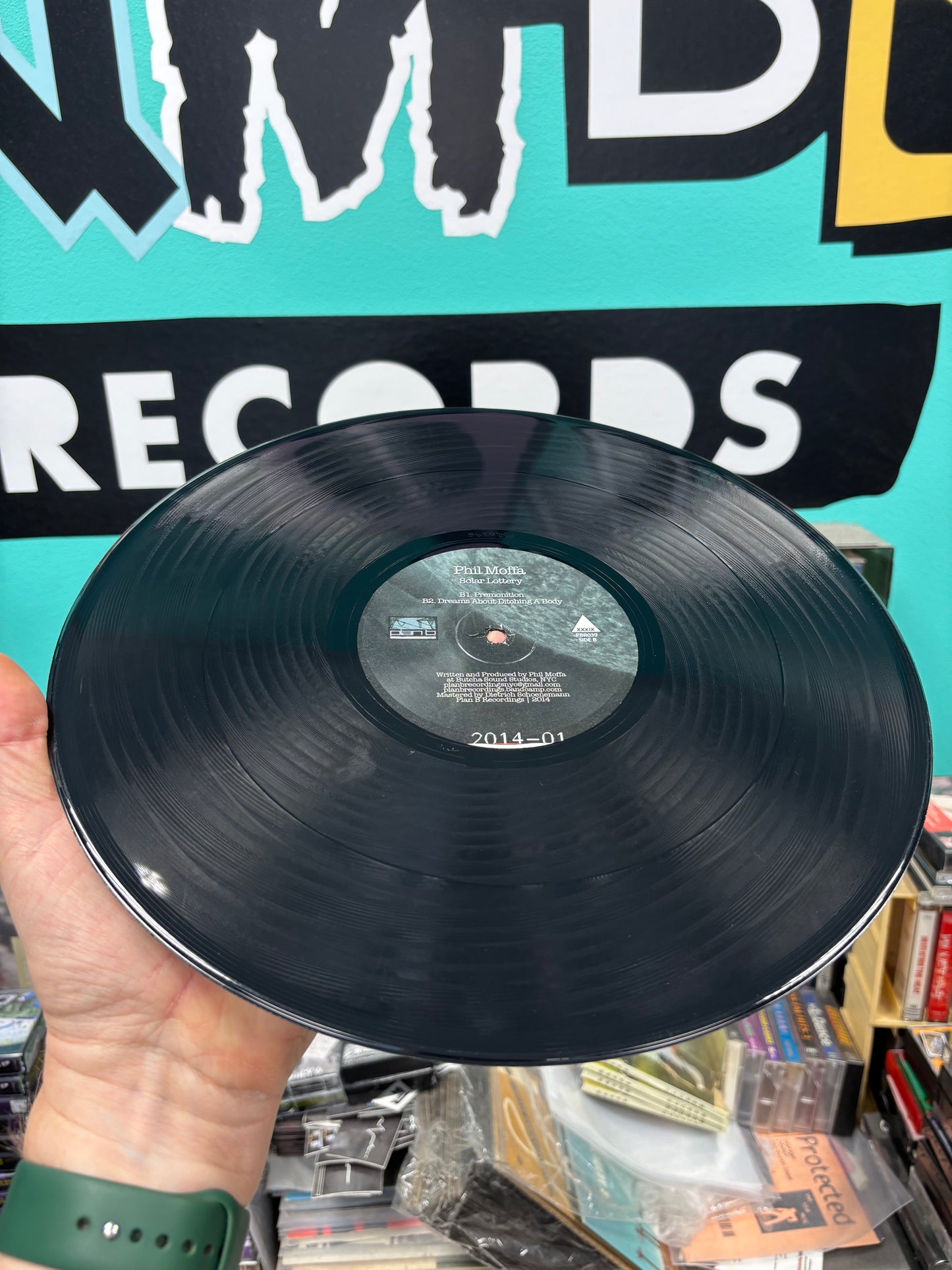 Phil Moffa: Solar Lottery, 12inch, Only pressing, Plan B Recordings, US 2014