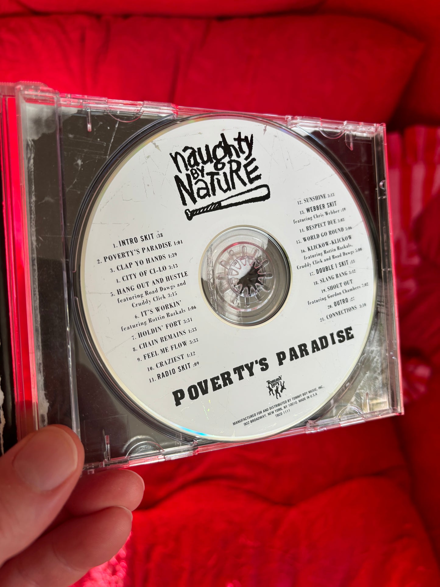 Naughty By Nature: Poverty’s Paradise, CD, reissue, Tommy Boy, Warner Strategic Marketing, Europe 2003