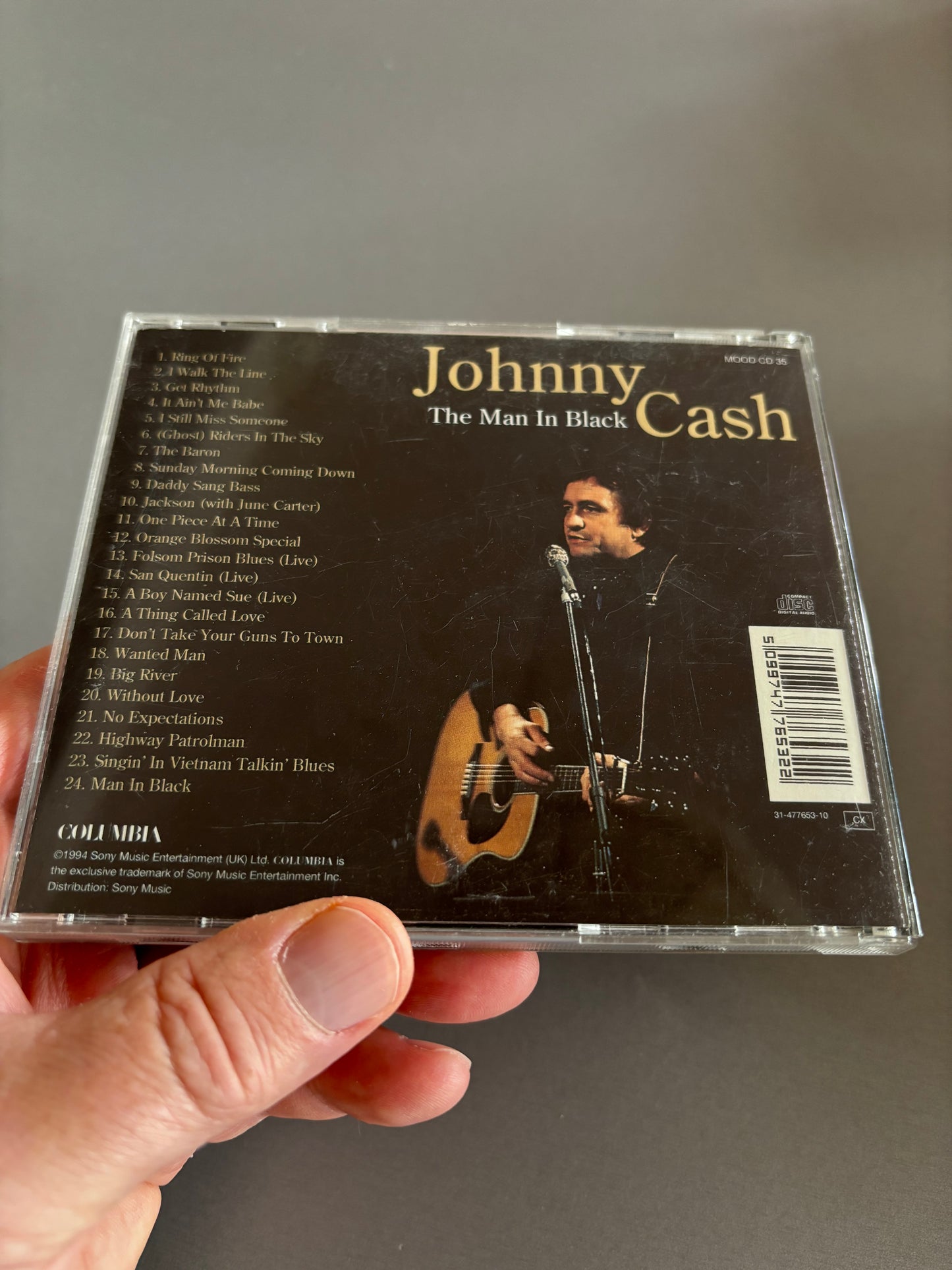 Johnny Cash: The Man In Black - The Definitive Collection, CD, Columbia, UK 1994