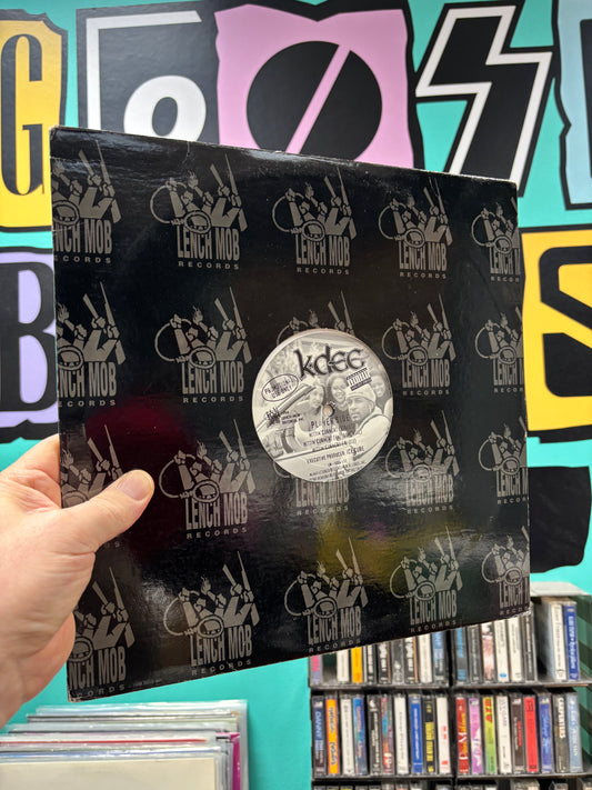 K-Dee: Hittin’ Corners/The Hand That Rocks The Cradle, 12inch, Promo, 1st pressing, Only vinyl pressing, Lench Mob Records, US 1994