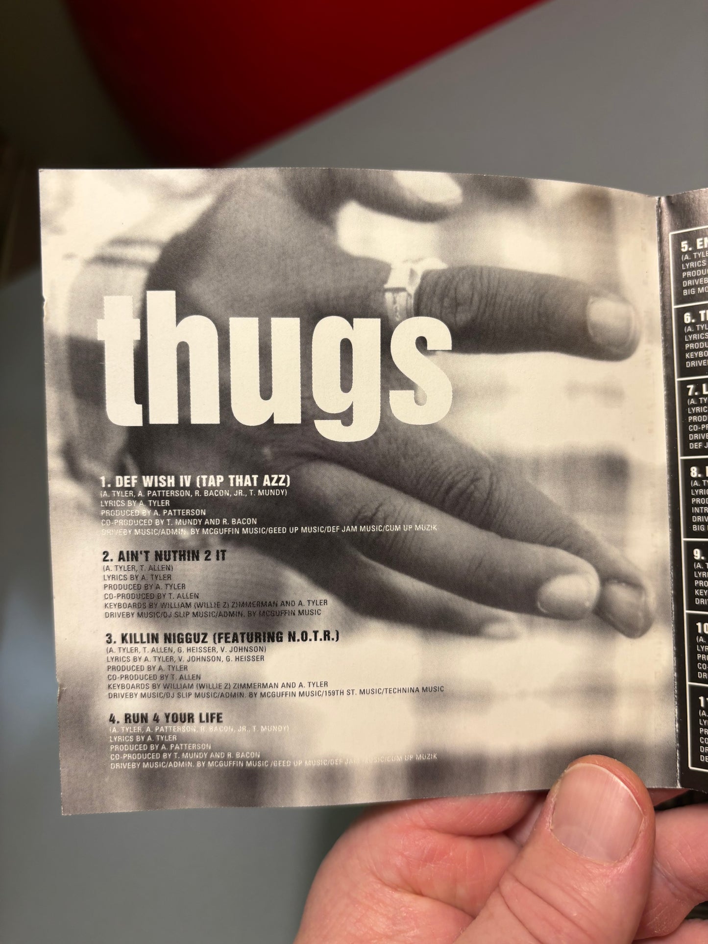 MC Eiht featuring CMW: Death Threatz, CD, Epic Street, Europe 1996