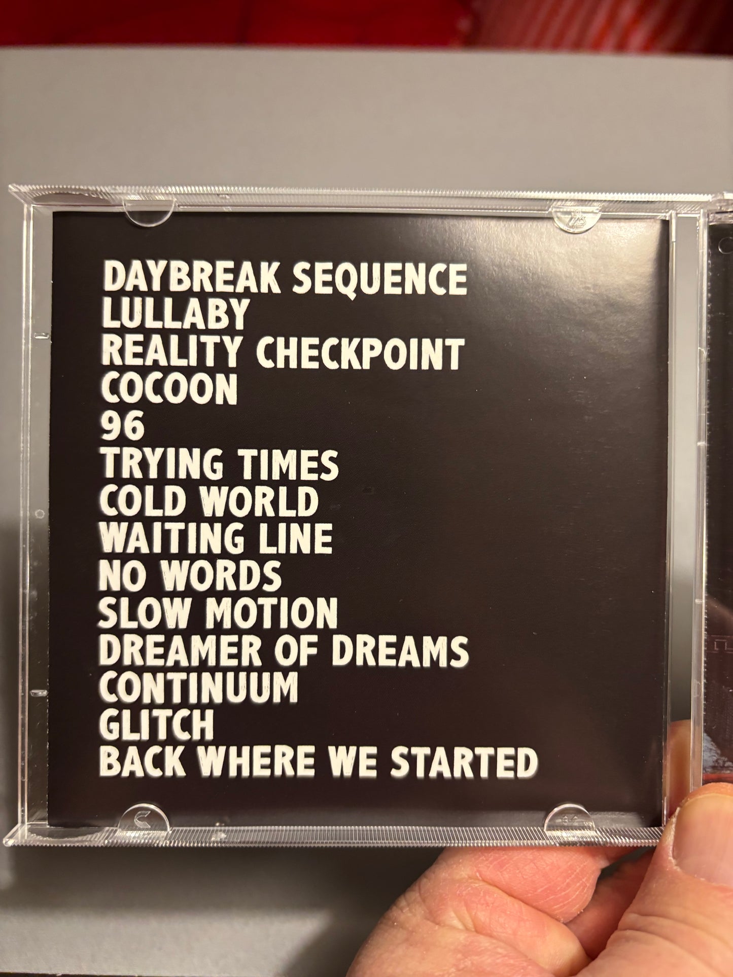 Logistics: Reality Checkpoint, CD, 1st pressing, Hospital Records, UK 2008