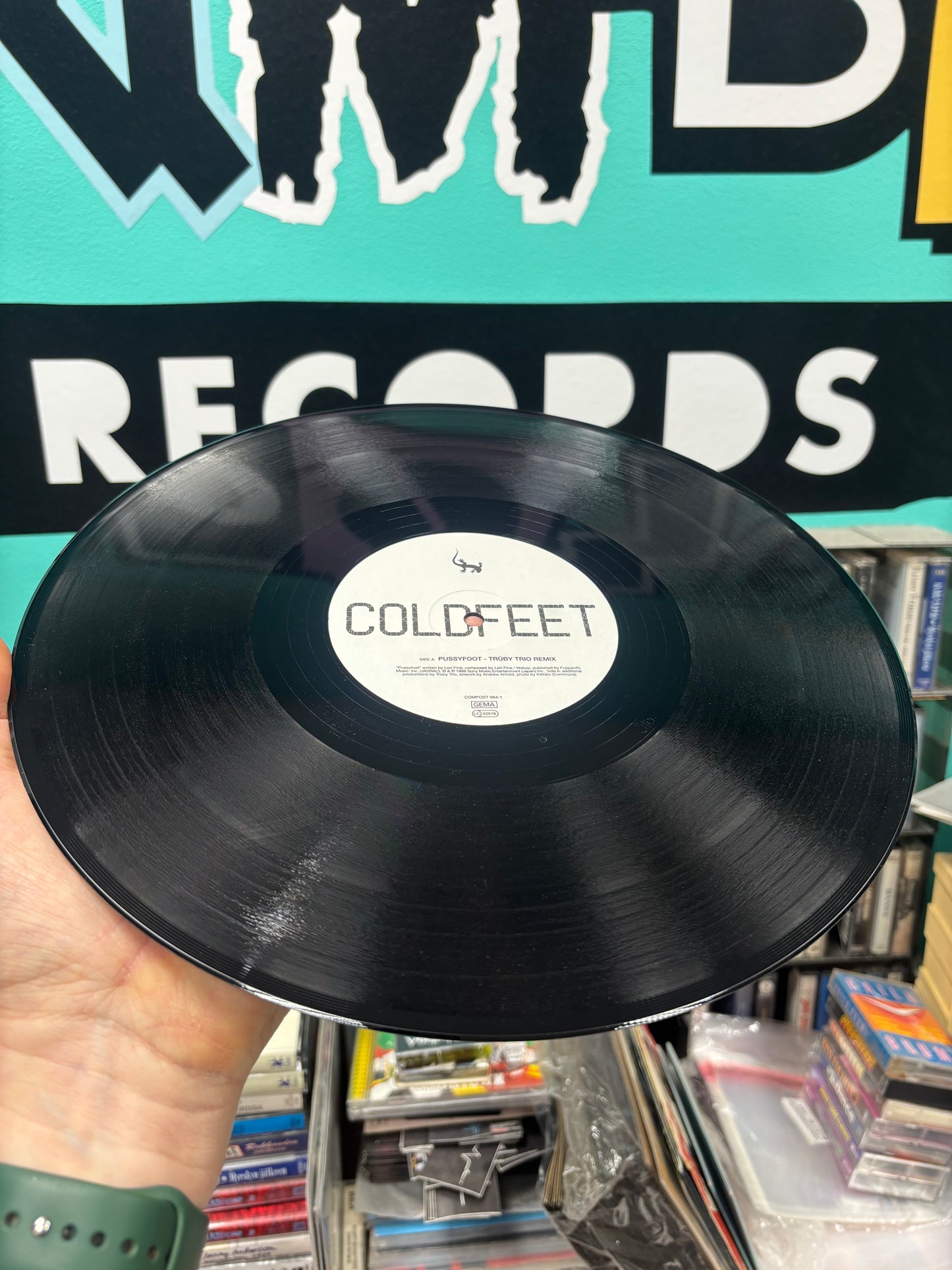 Coldfeet: Pussyfoot (Trüby Trio Remix), 12inch, Only official pressing, Compost Records, Germany 1998