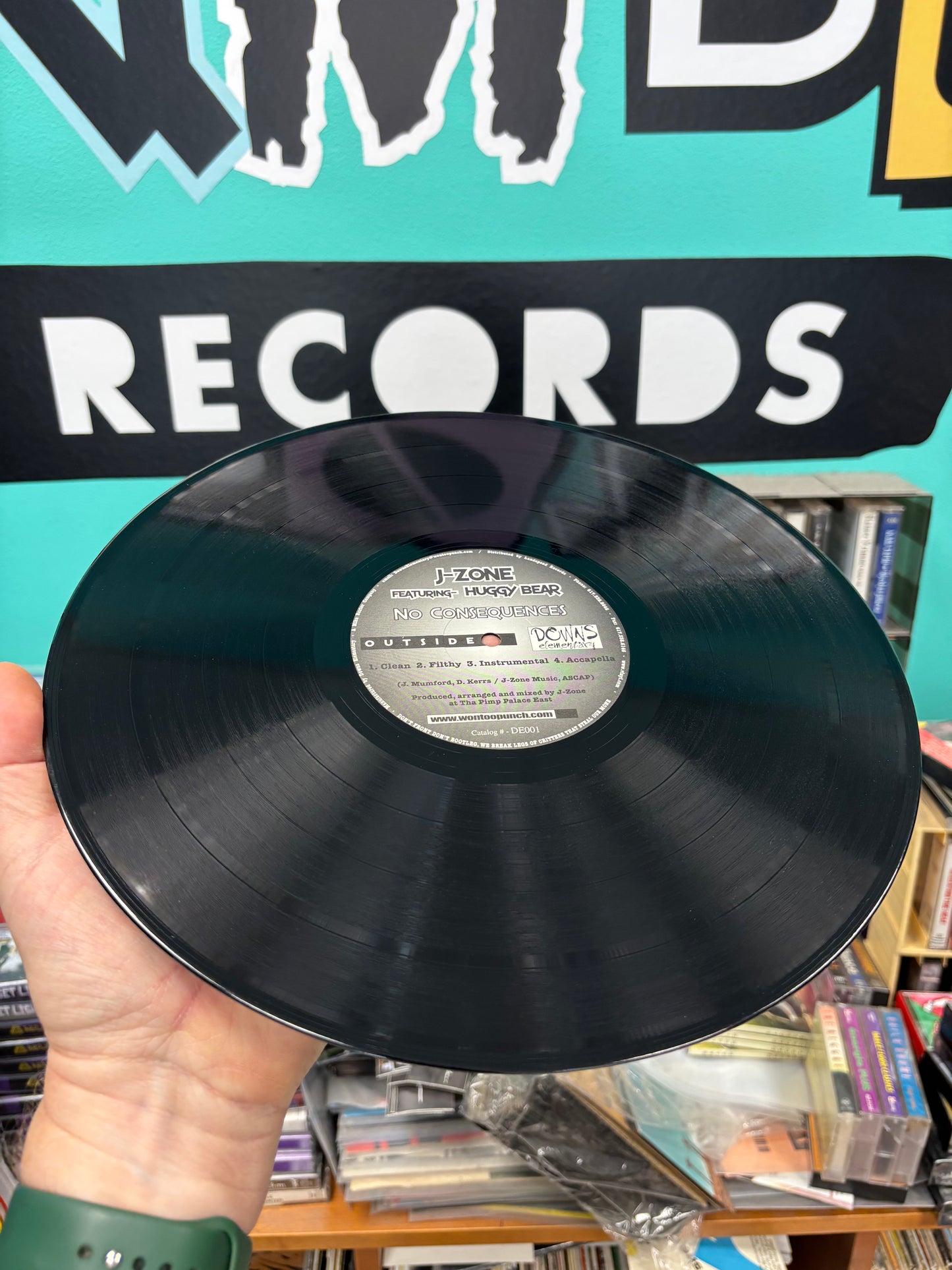 Willus Drummond VS J-Zone: L.A. Vacation/No Consequences, 12inch, Only official pressing, Downs Elementary, US 2000