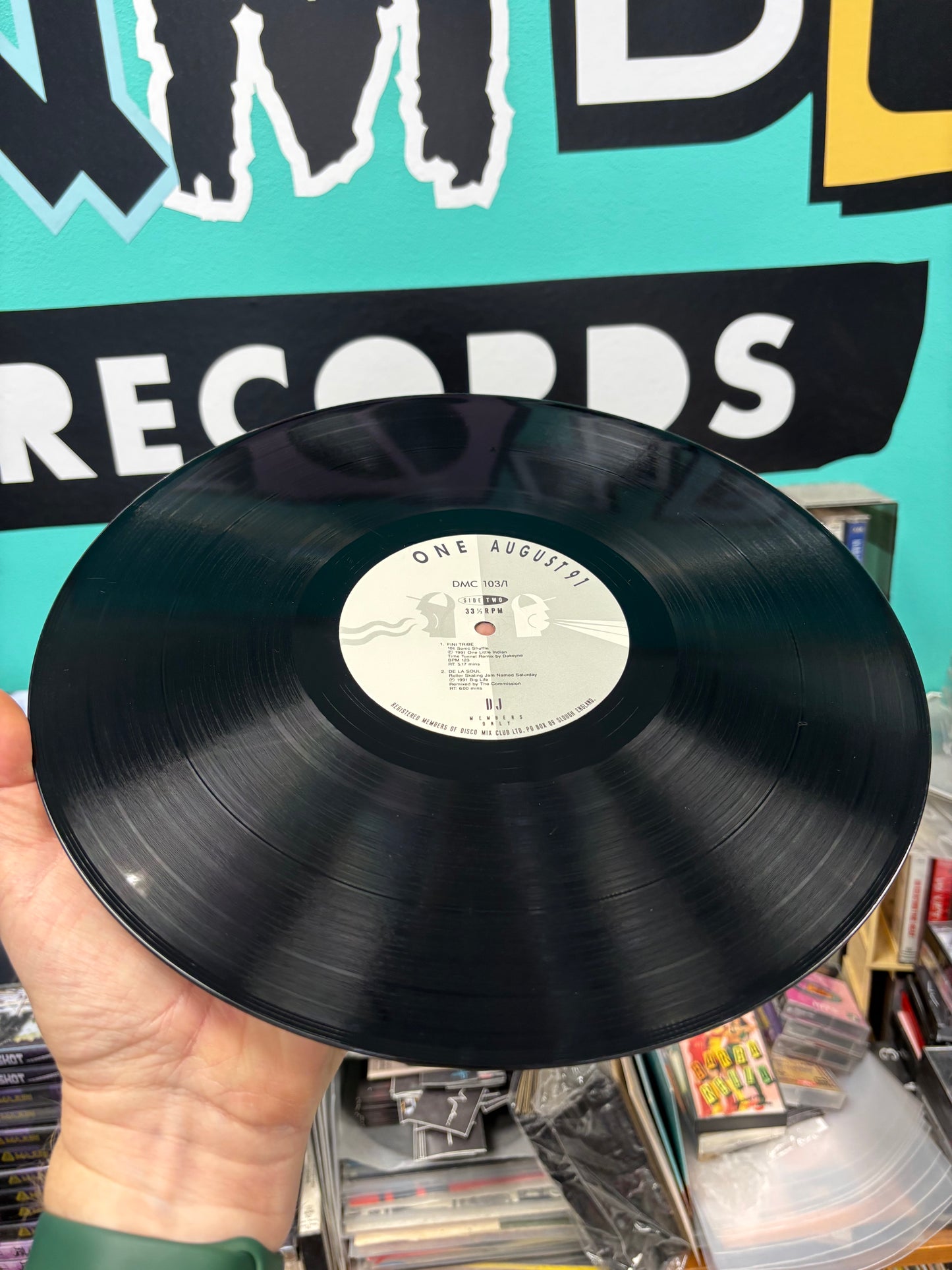 DMC - August 91 (One), 12inch, Partially Mixed, DMC, UK 1991