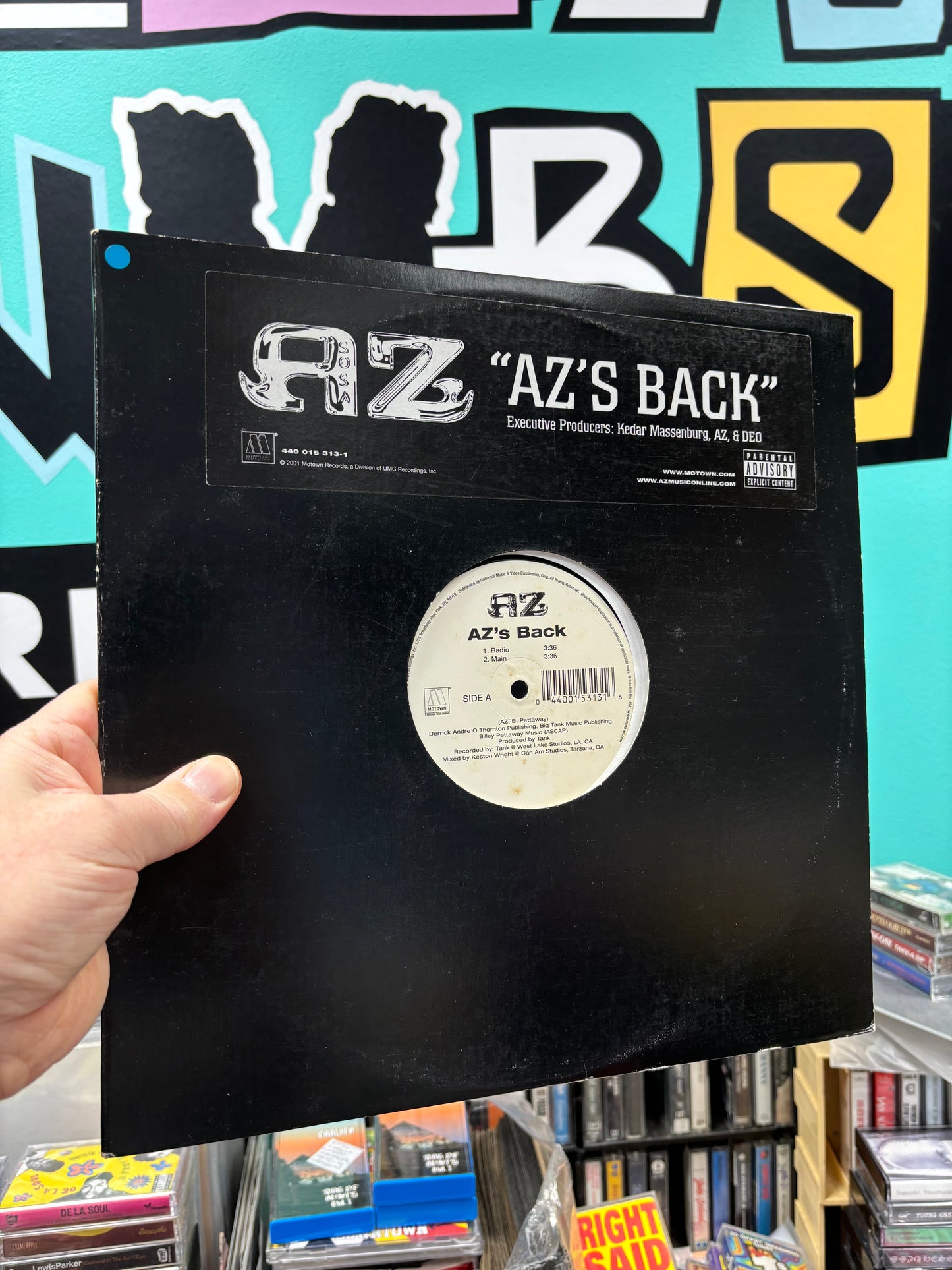 AZ: AZ’s Back, 12inch, Only official pressing, Motown, US 2001