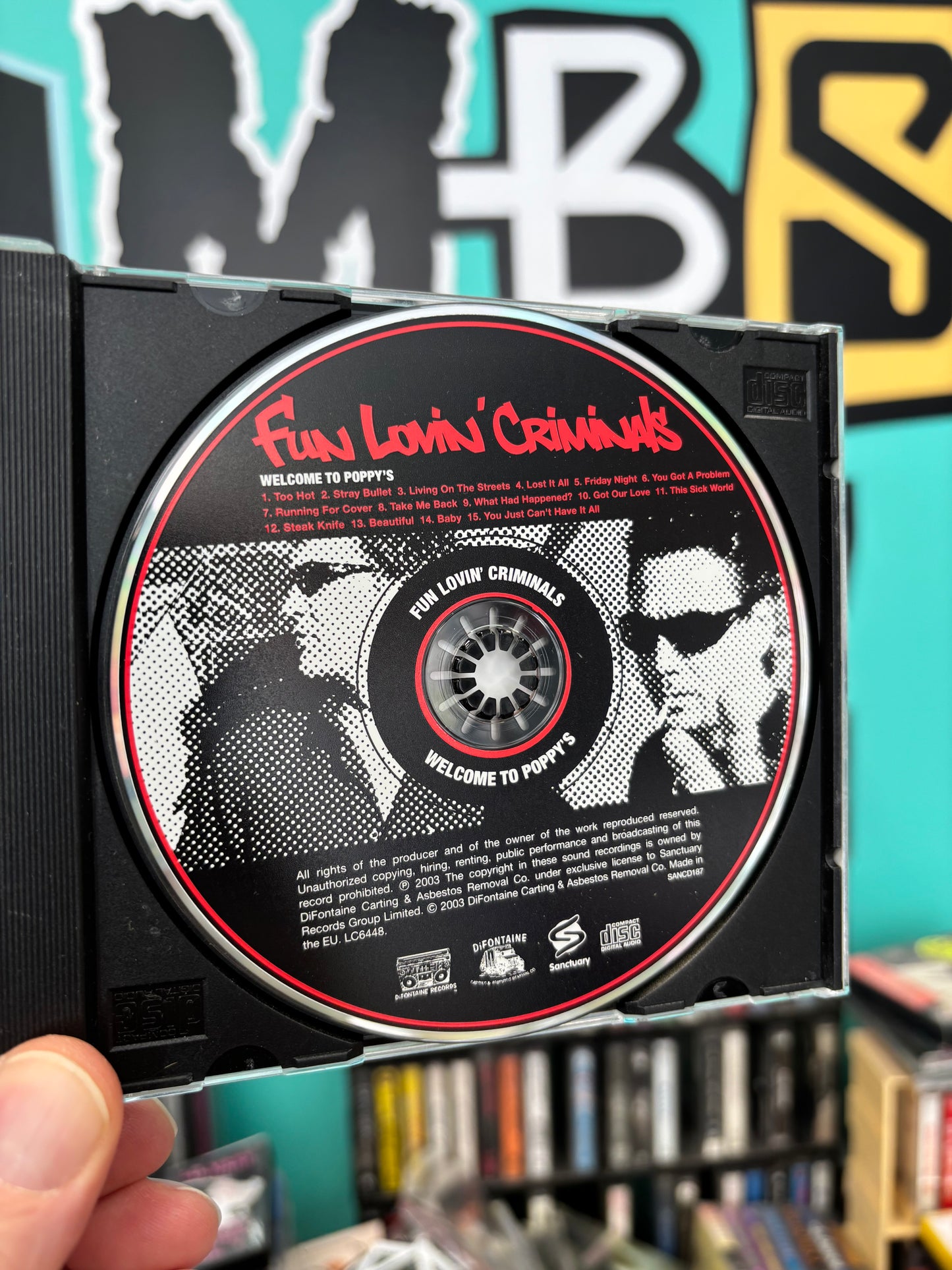 Fun Lovin’ Criminals: Welcome To Poppy’s, CD, Sanctuary, Europe 2003