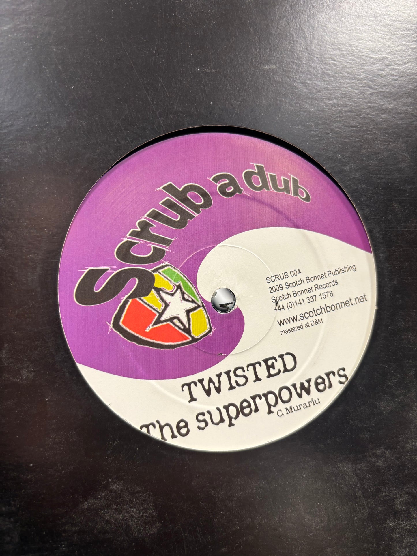 Liquid Wicked & Twisted: The Governor/The Superpowers, 12inch, Only pressing, Scrub A Dub, UK 2009