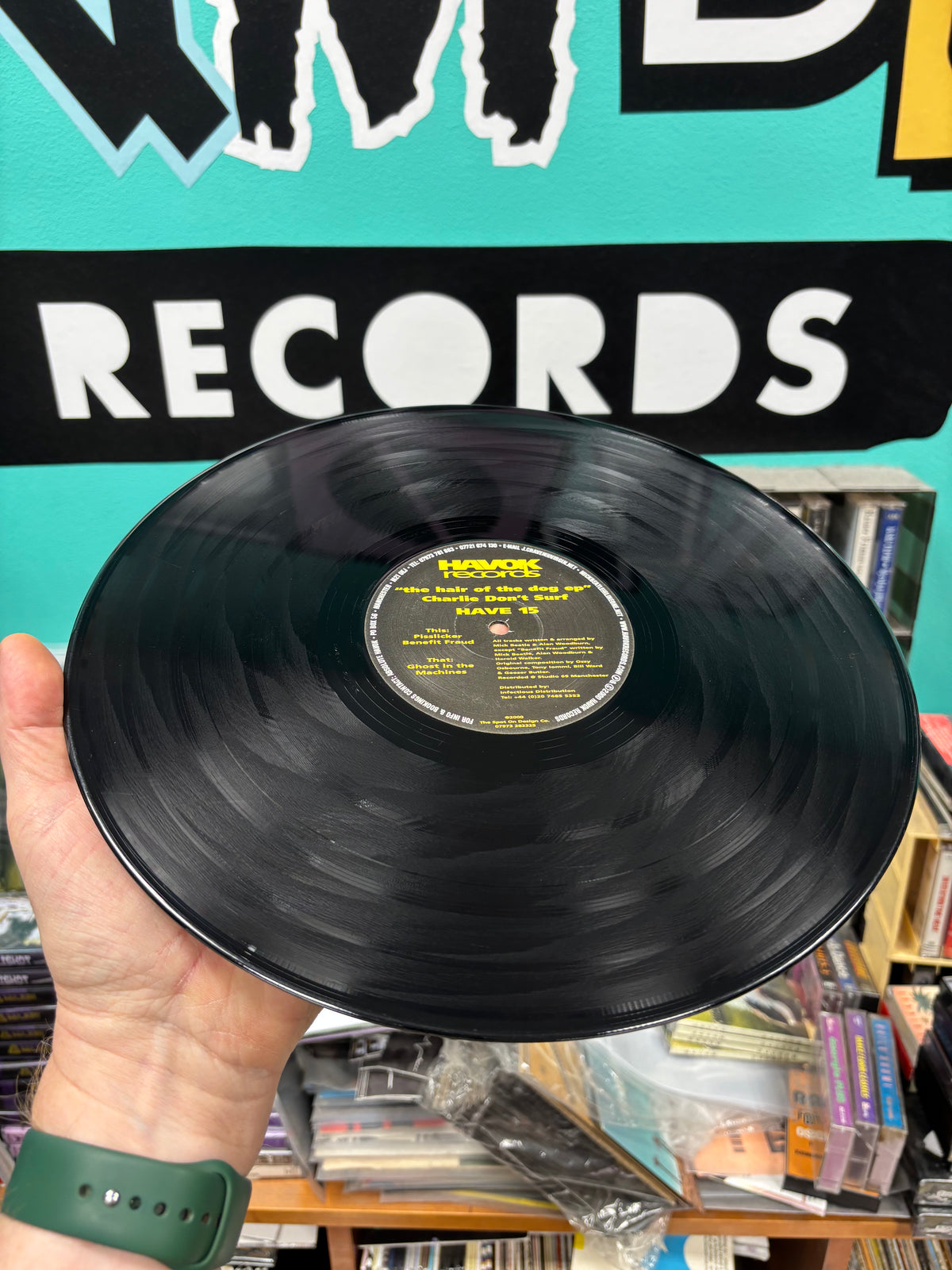 Charlie Don’t Surf: The Hair Of The Dog EP, 12inch, Only official pressing, Havok Records, UK 2000
