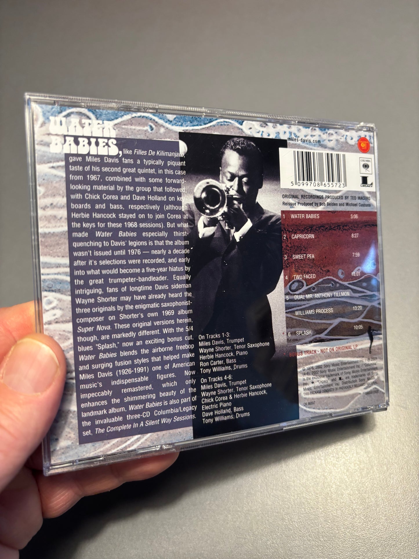 Miles Davis: Water Babies, CD, reissue, remastered, Columbia, Legacy, Europe 2002