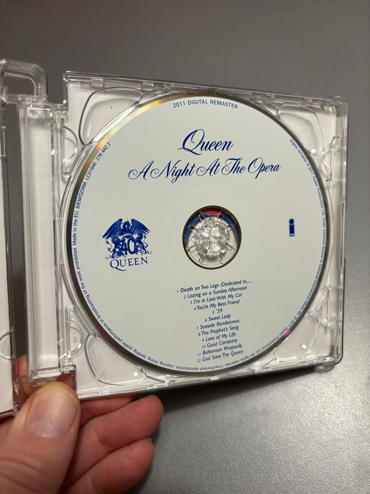 Queen: A Night At The Opera, CD, reissue, remastered, Super Jewel Box, Island Records, Europe 2011
